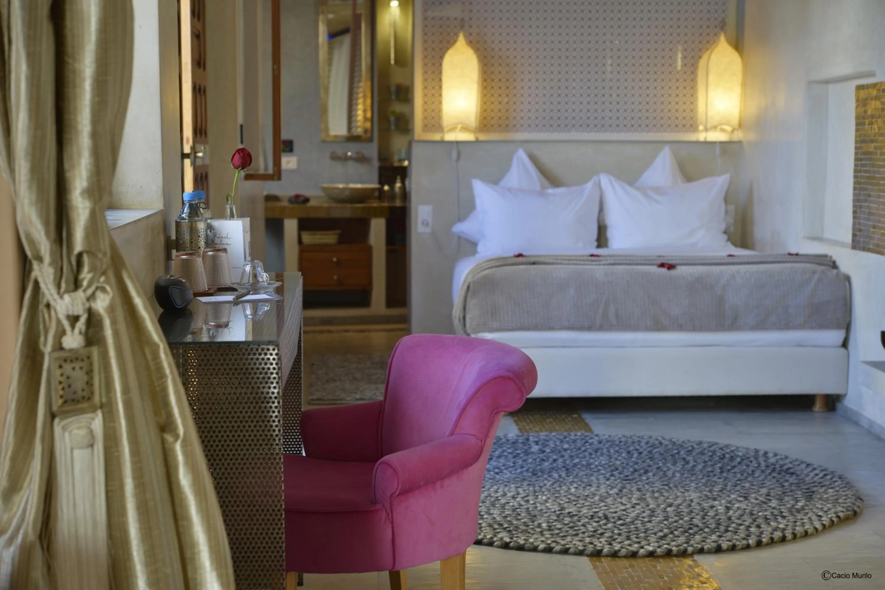 Patio, Bed in Riad Kalaa 2