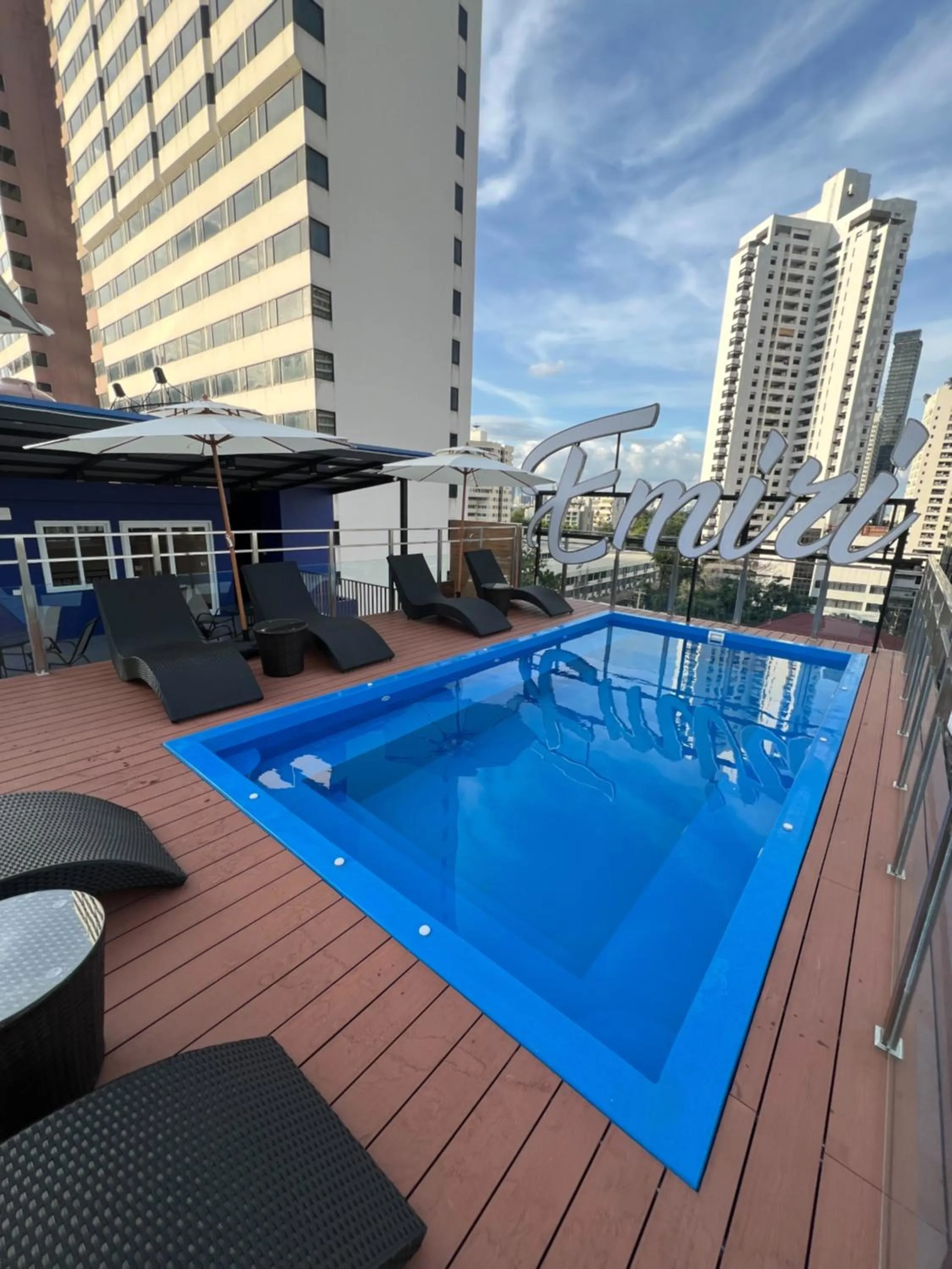 Swimming pool in Emiri Hotel - Nana Bangkok