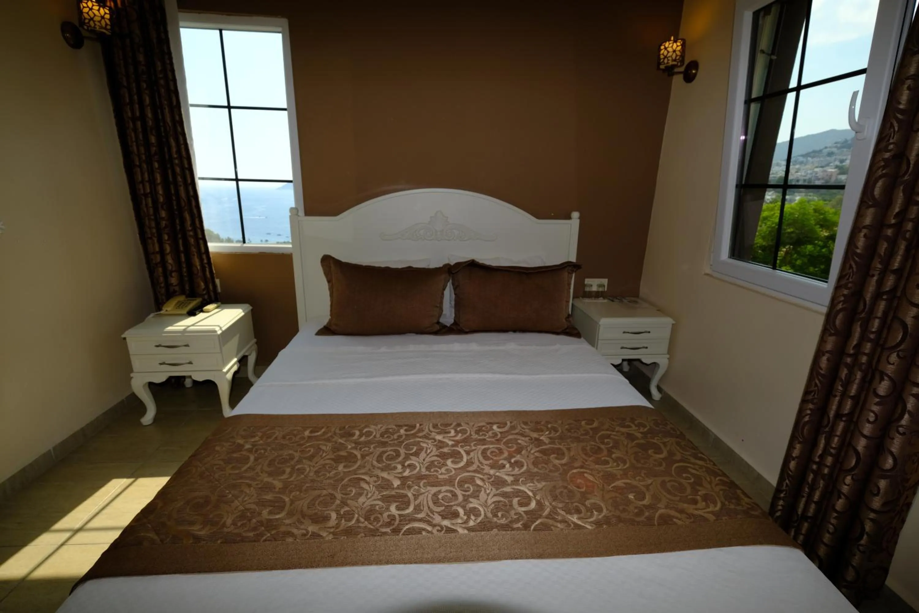 Bed in Enda Boutique Hotel Kalkan