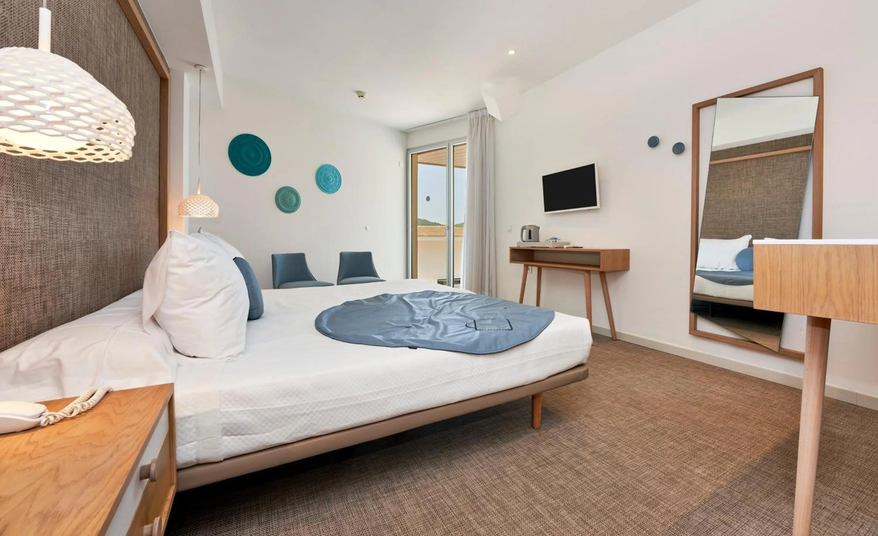 Decorative detail, Bed in Mar Azul Pur Estil Hotel & Spa - Adults only