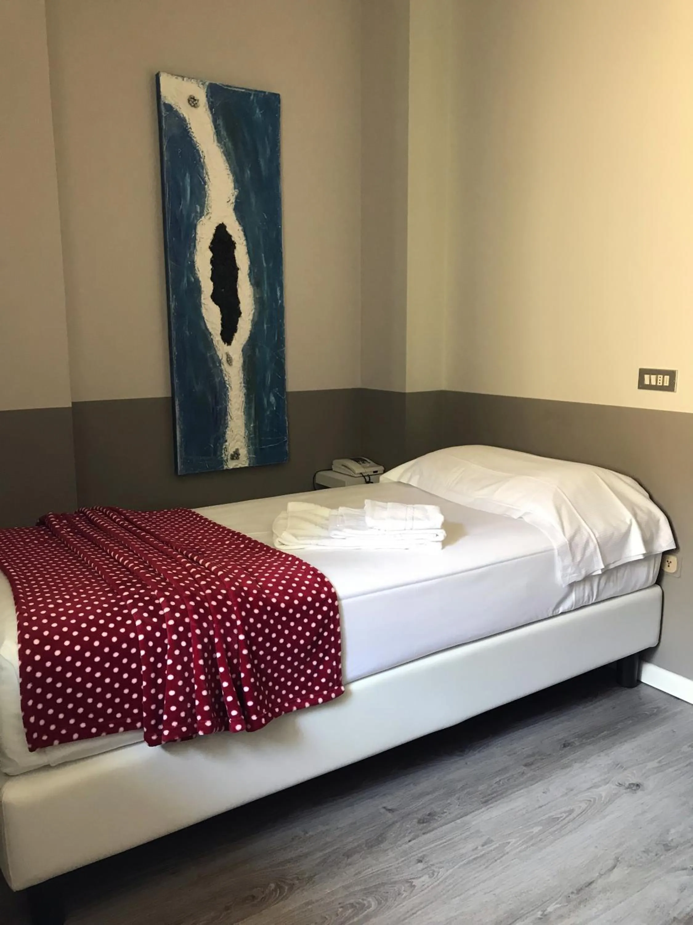 Bed in Albergo Al Cacciatore Tortellinando