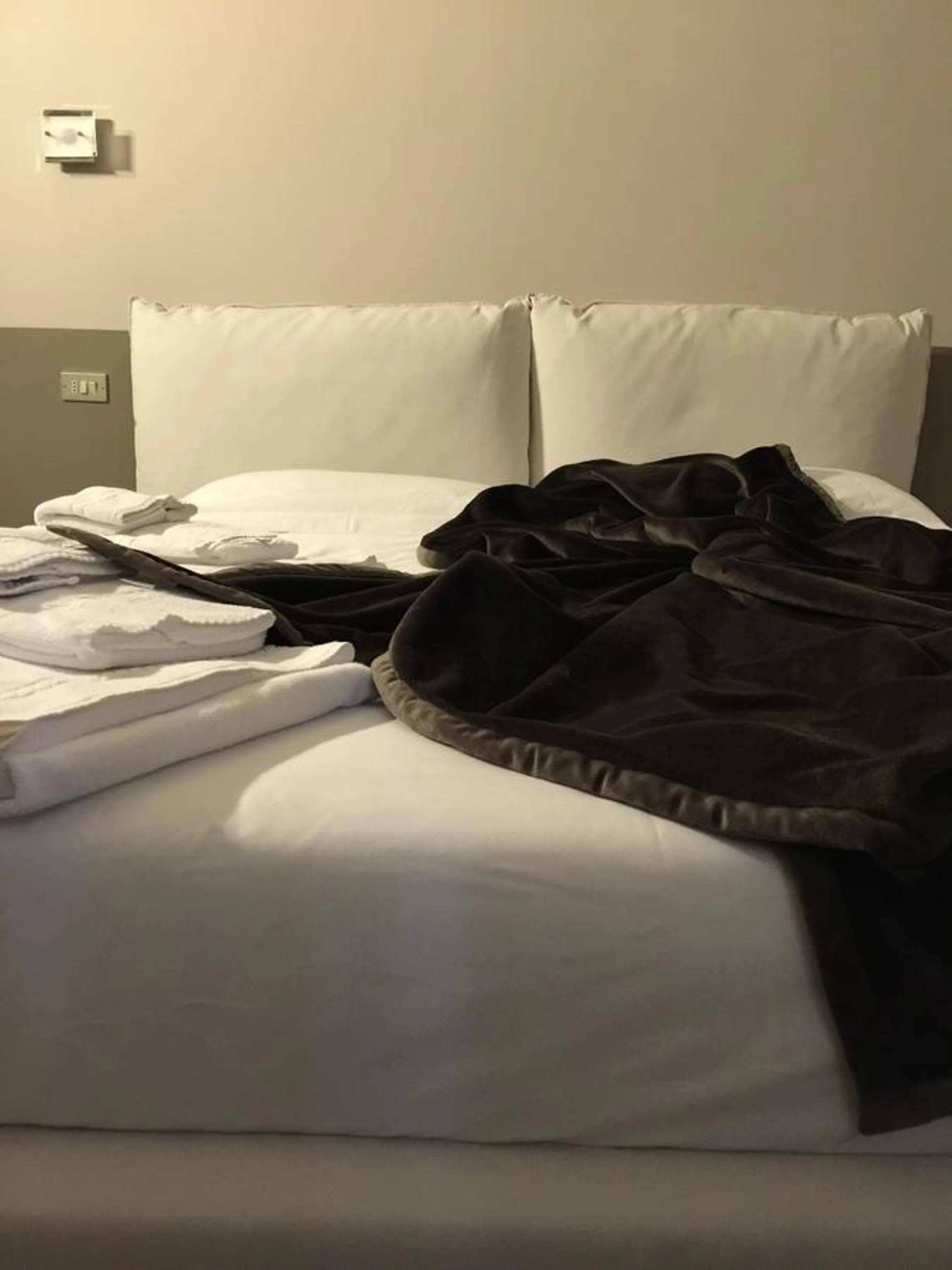 Bed in Albergo Al Cacciatore Tortellinando