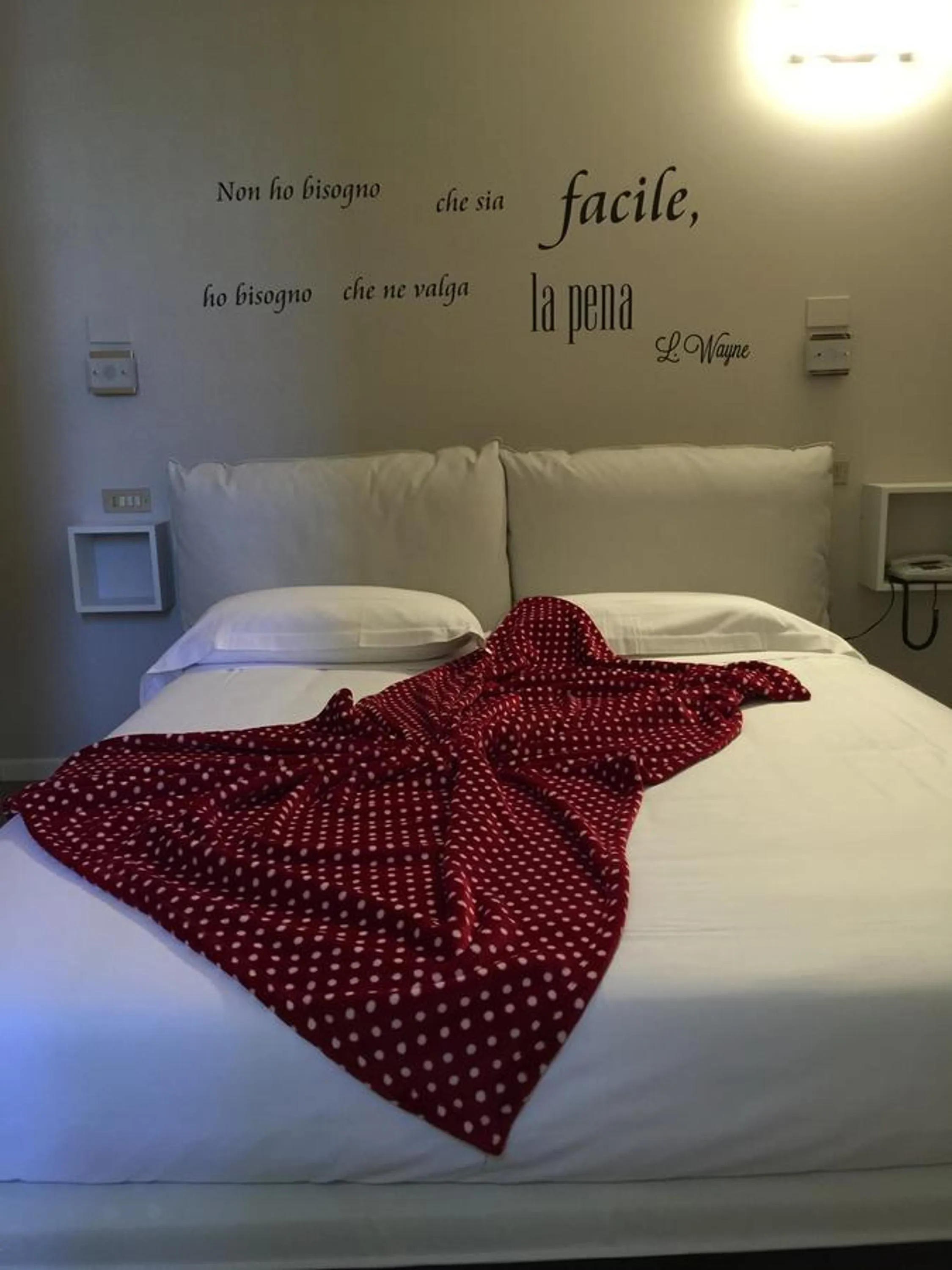 Bed in Albergo Al Cacciatore Tortellinando