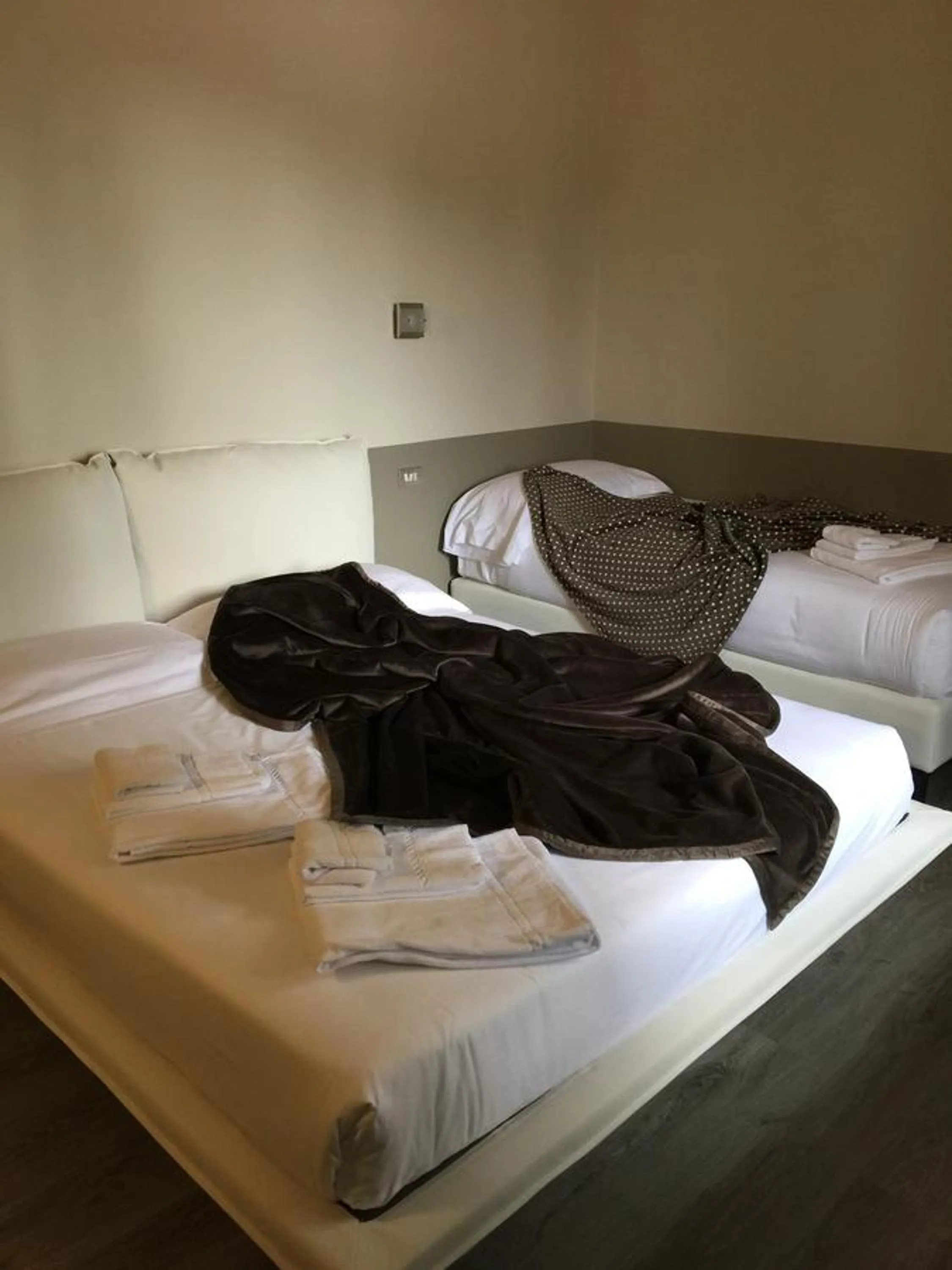 Bed in Albergo Al Cacciatore Tortellinando