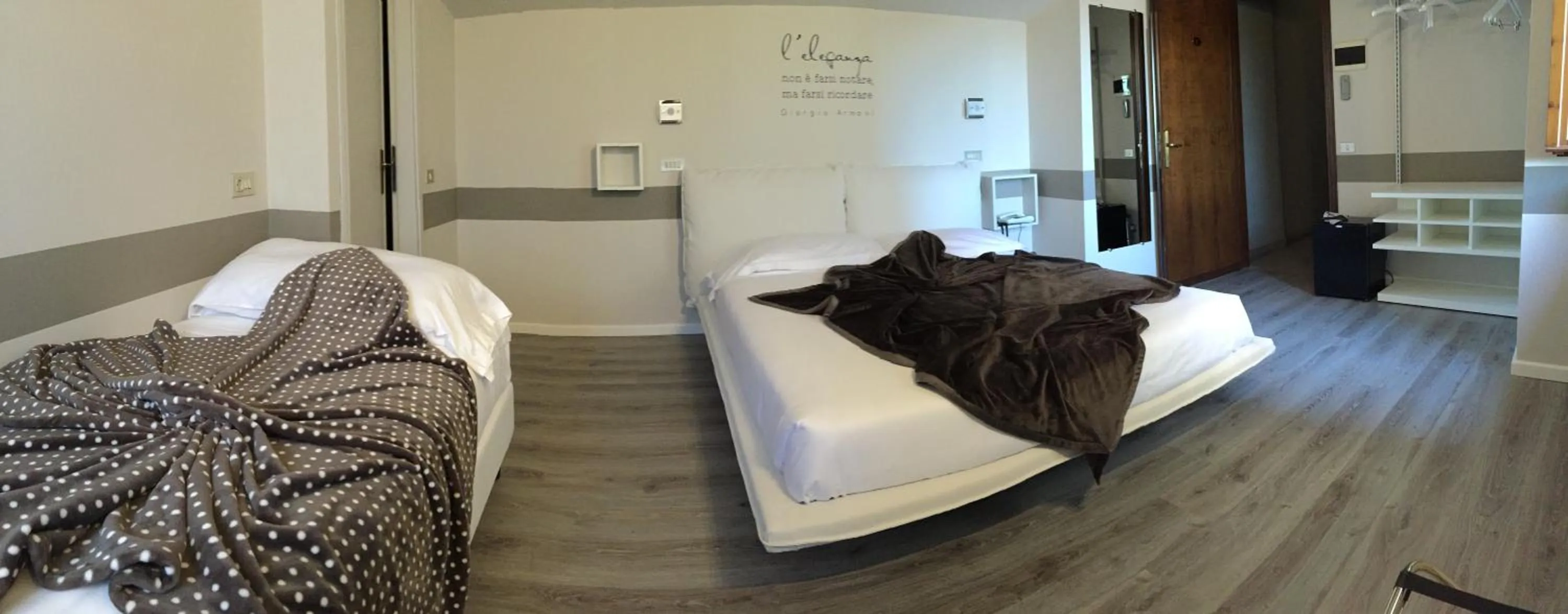 Bed in Albergo Al Cacciatore Tortellinando