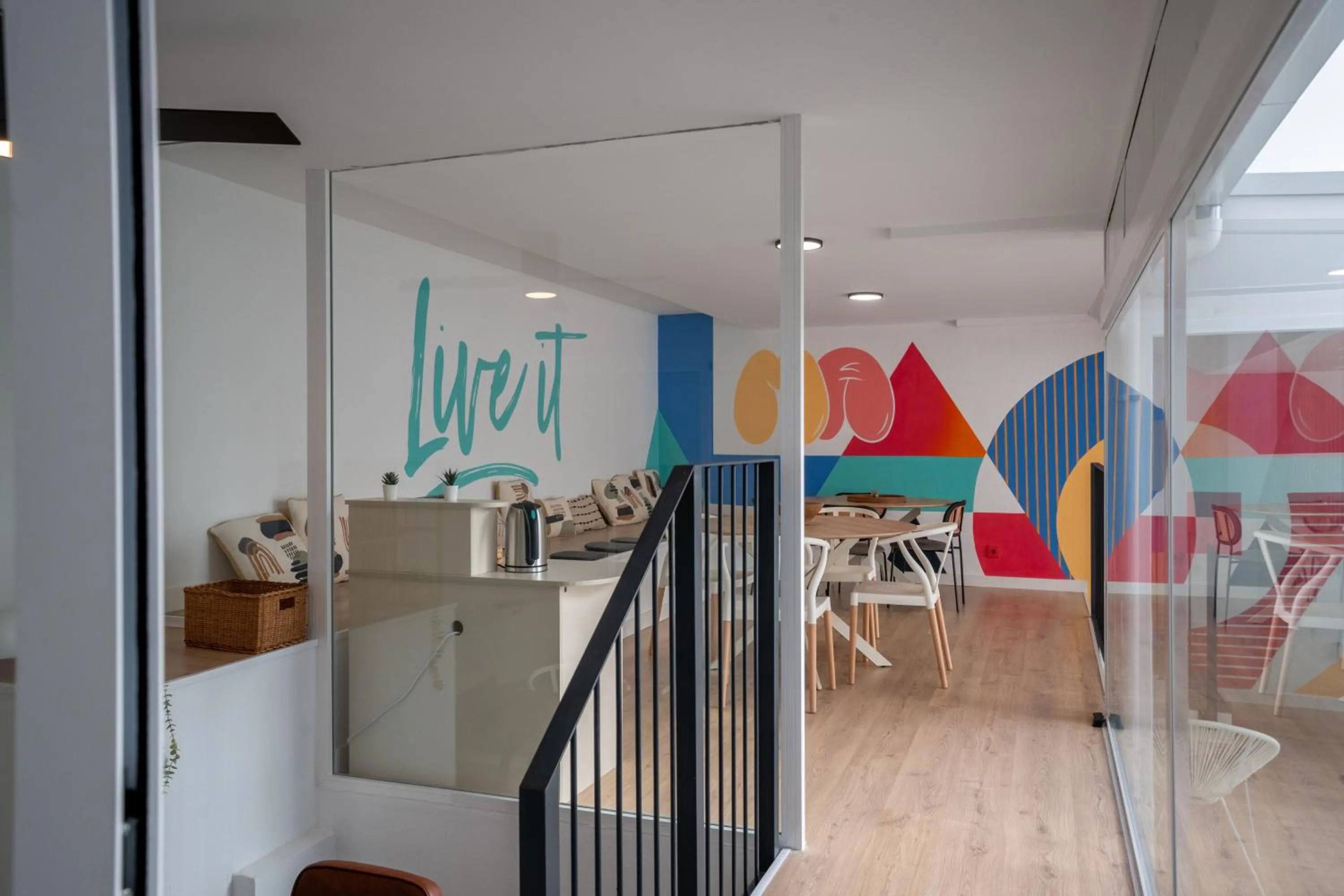 Seating area in Live It Malaga