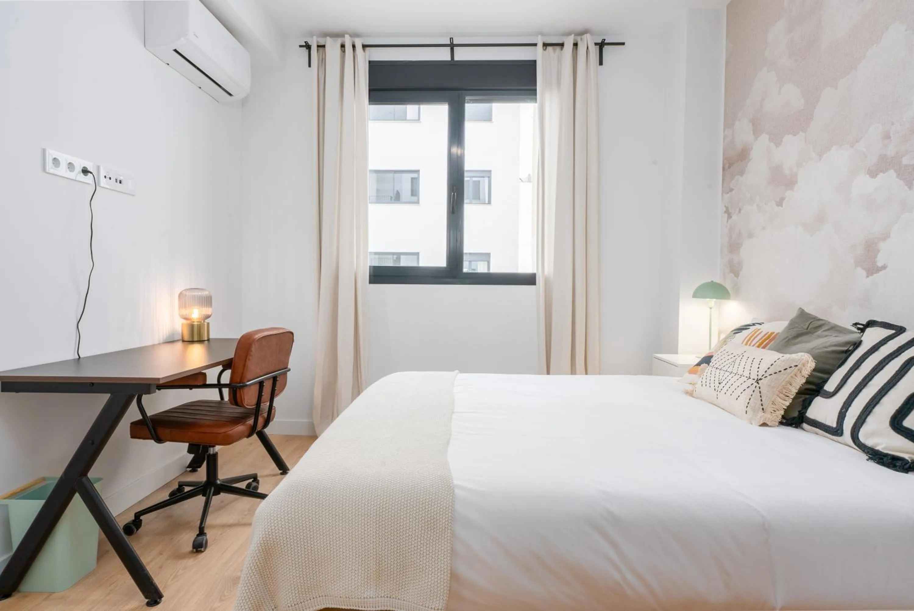 Bedroom, Bed in Live It Malaga