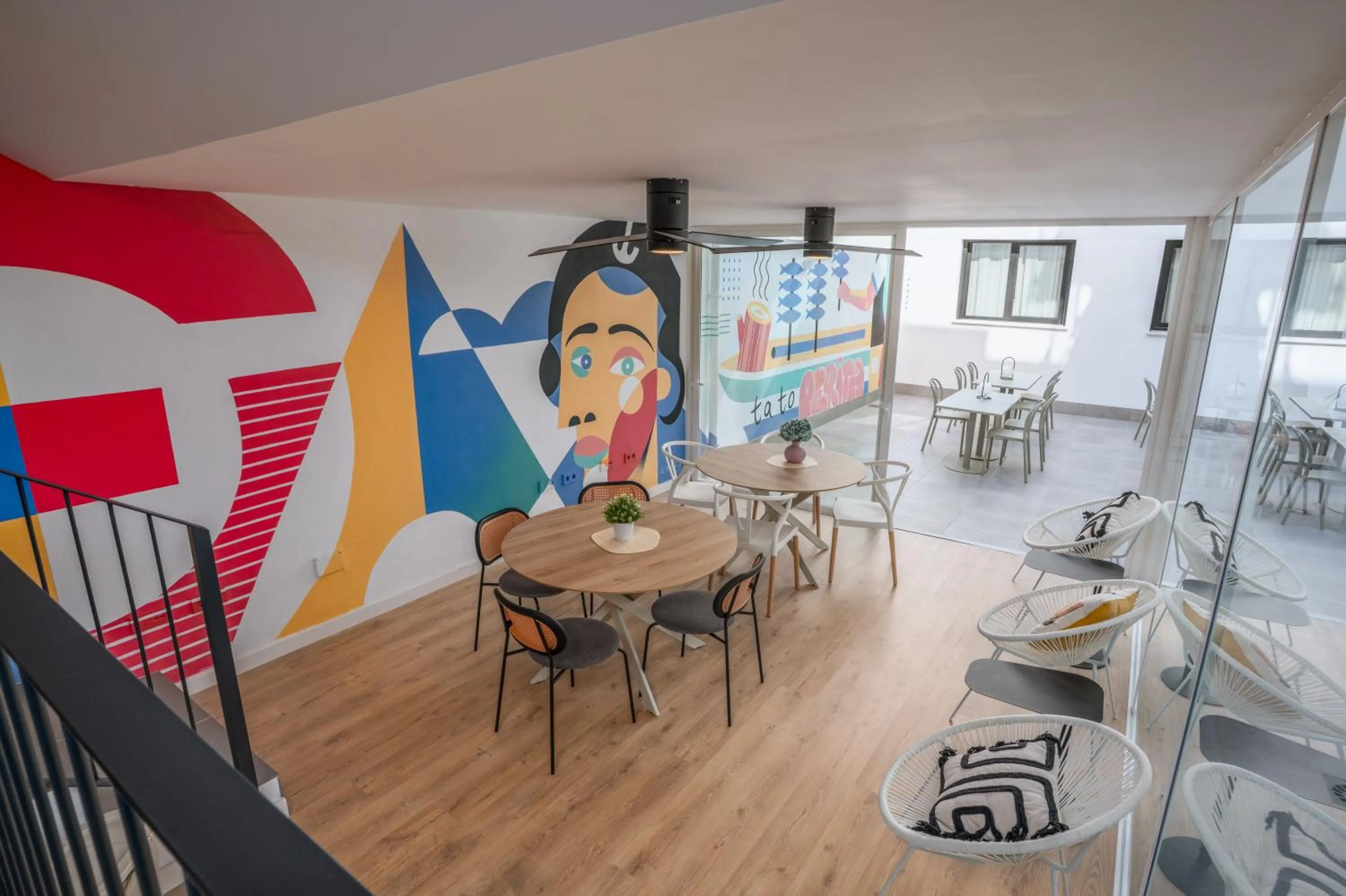 Seating area in Live It Malaga