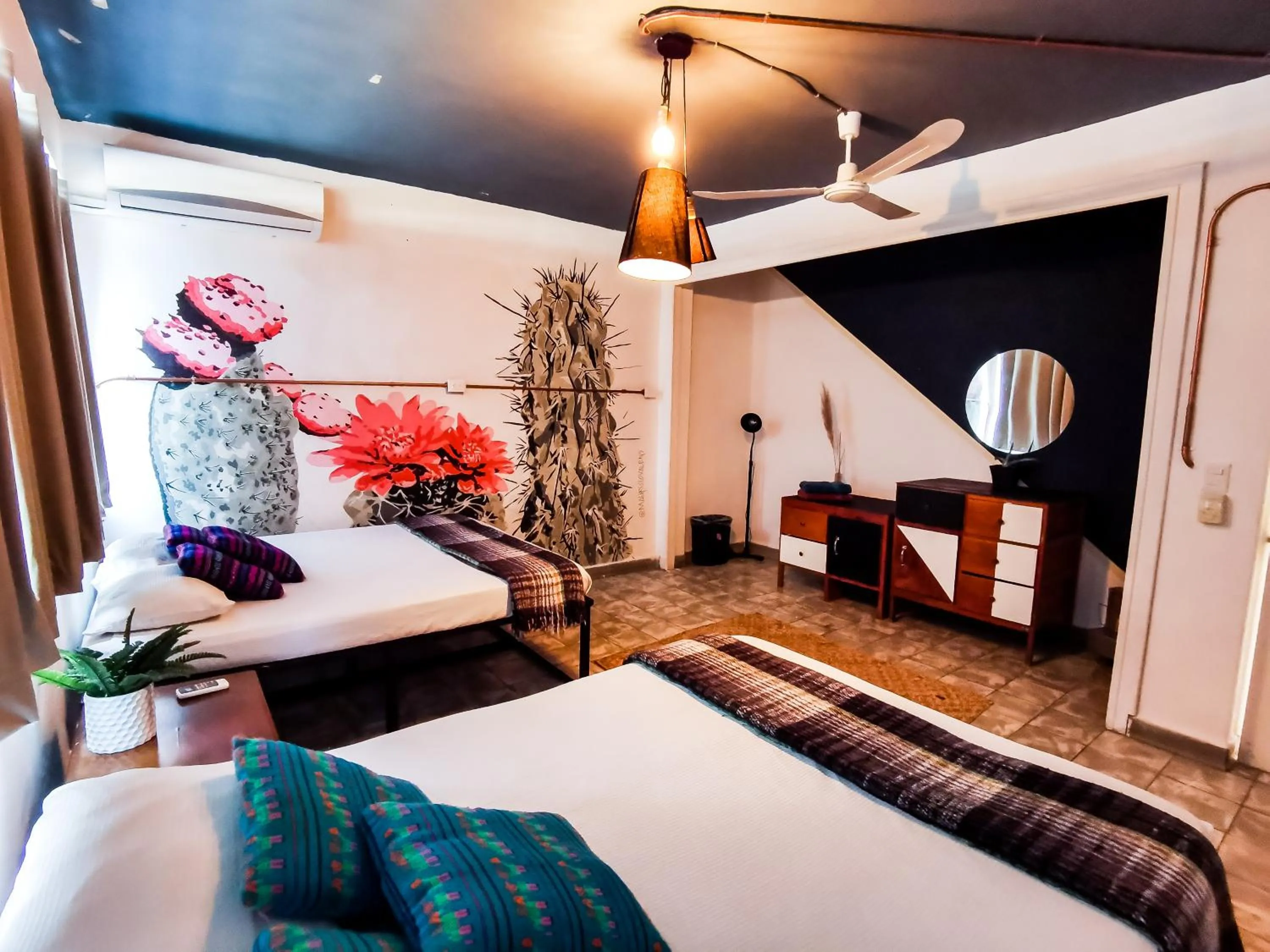 Bed in Hotel Casa los Abuelos