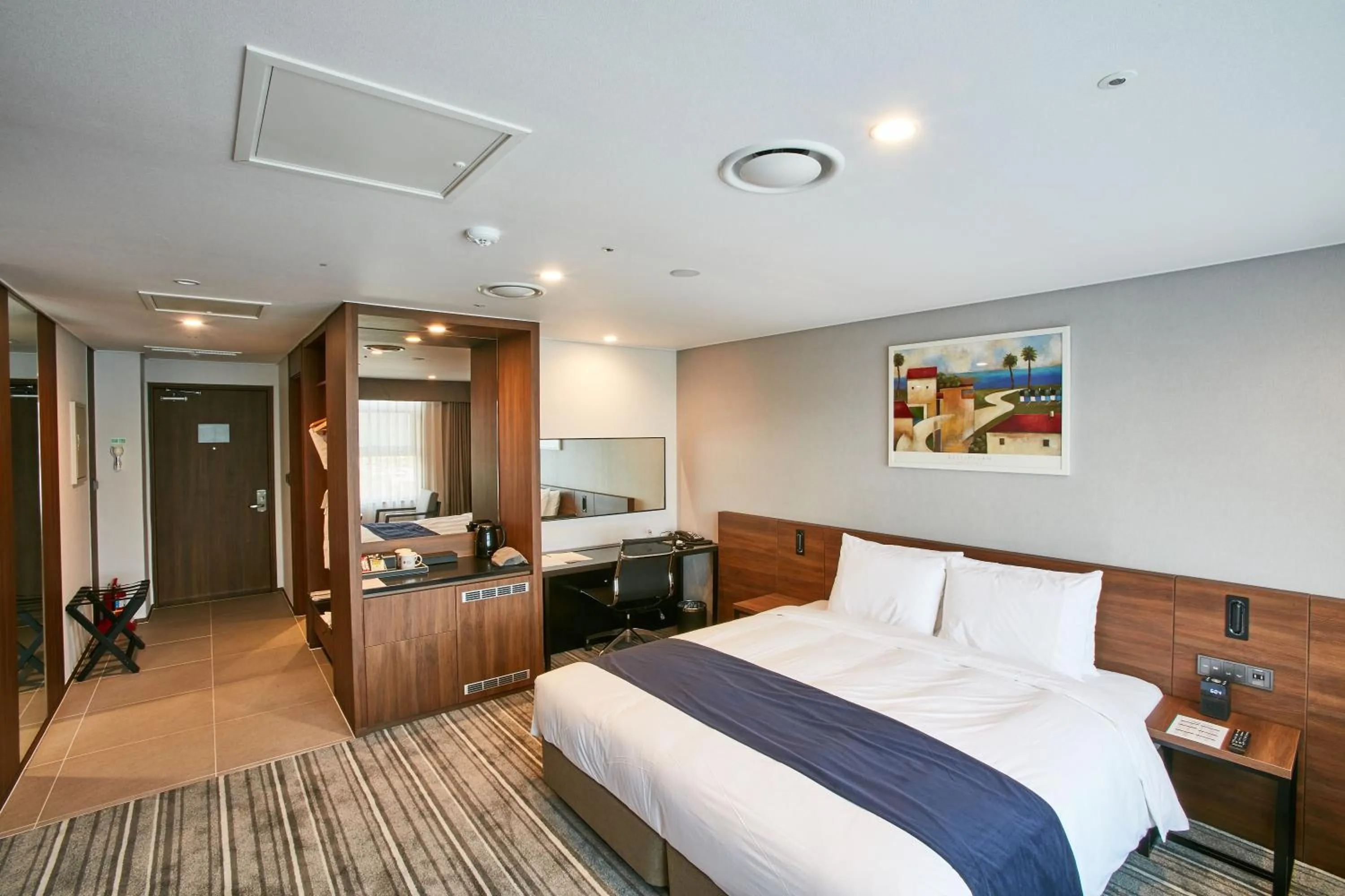 Bed in Island Castle Hotel & Waterpark