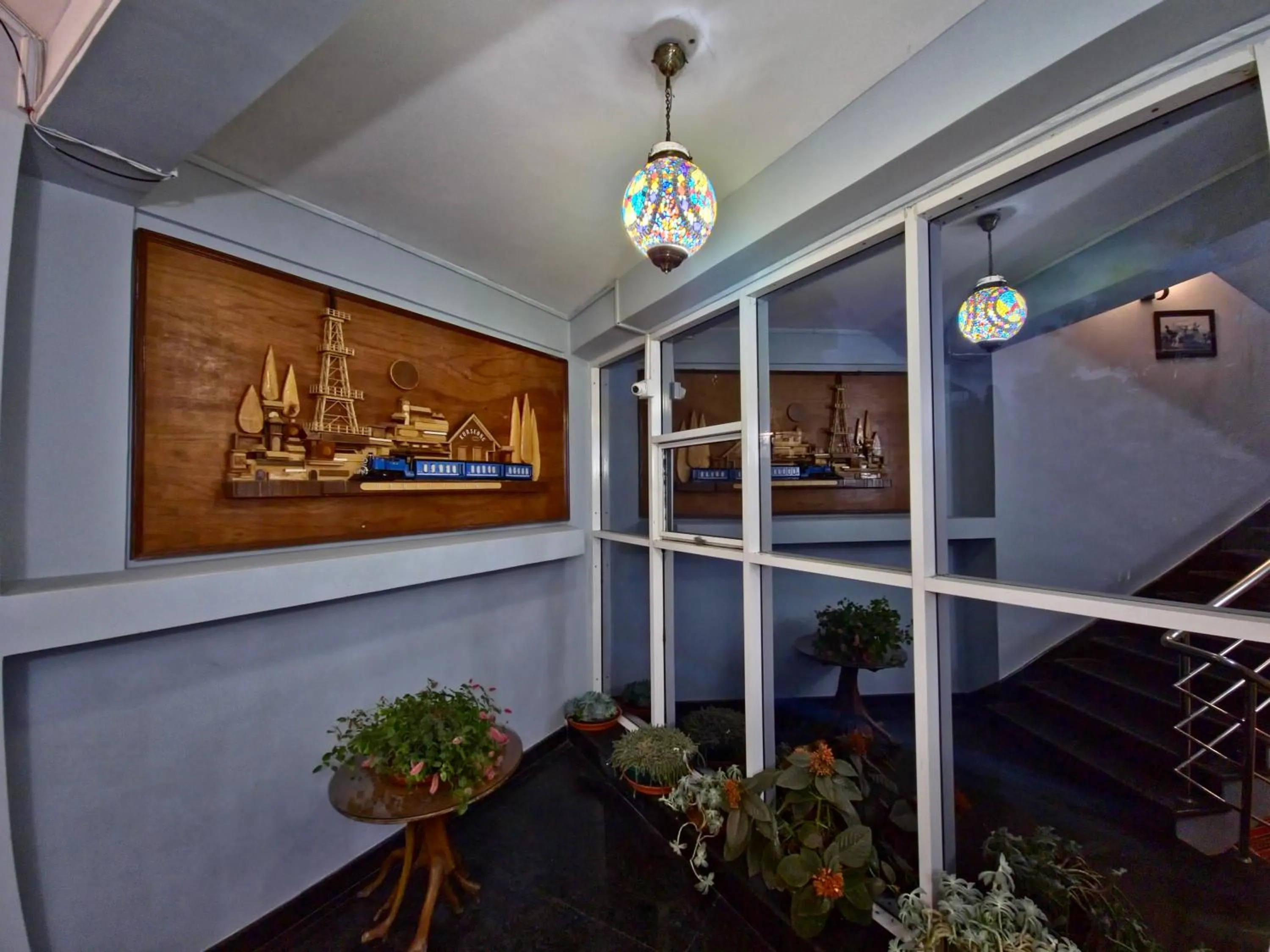 Decorative detail in Mount Bashera Boutique Hotel