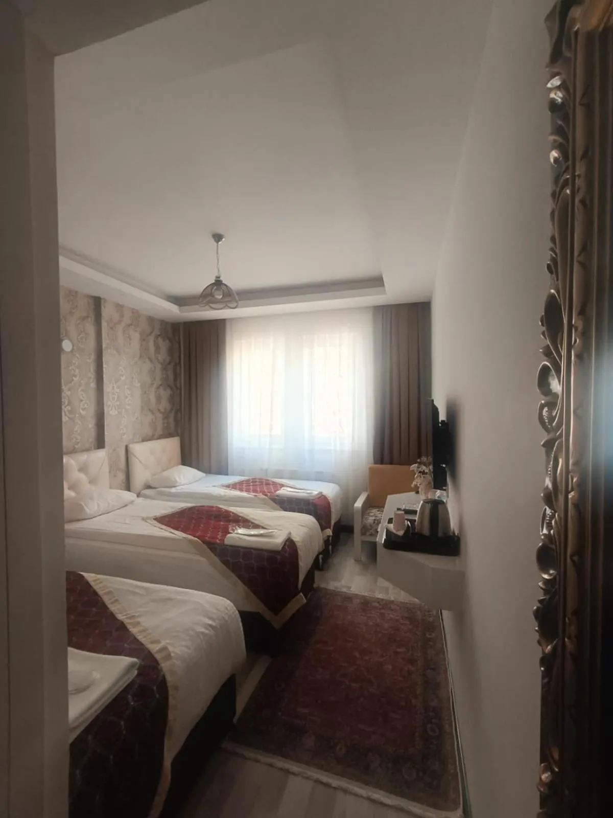 Bedroom, Bed in Hotel seven park