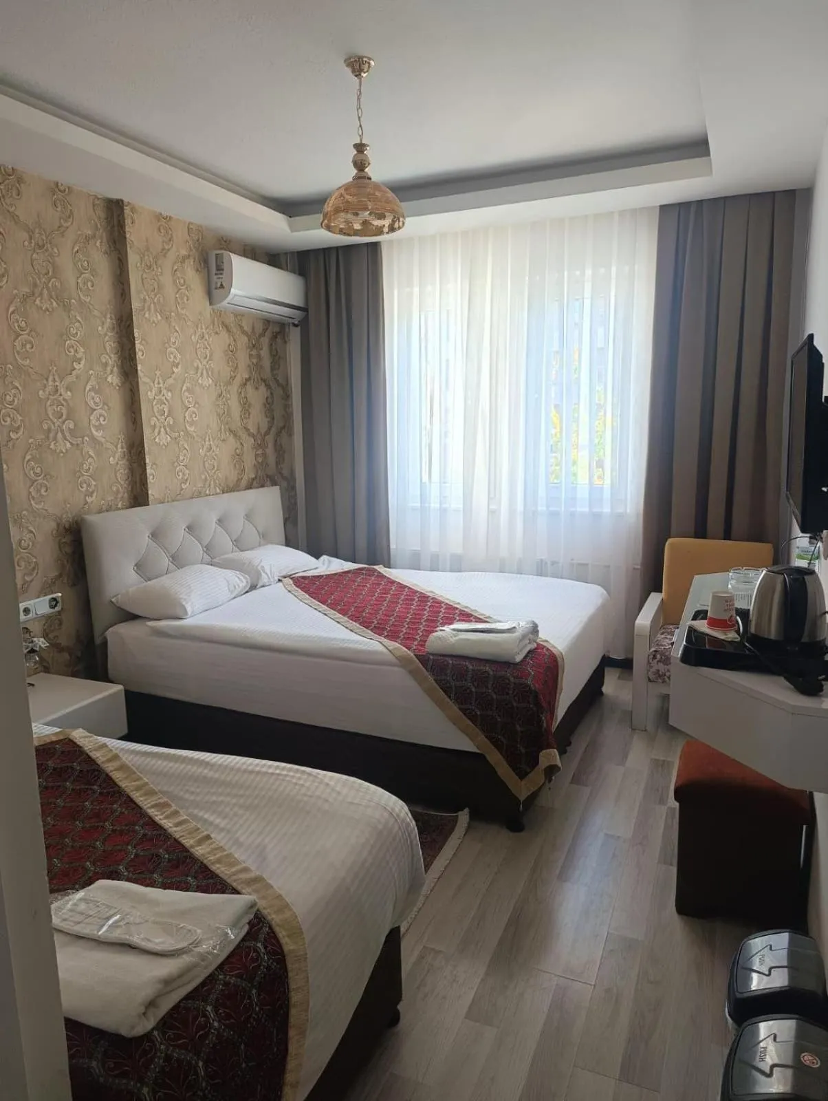 Bedroom, Bed in Hotel seven park