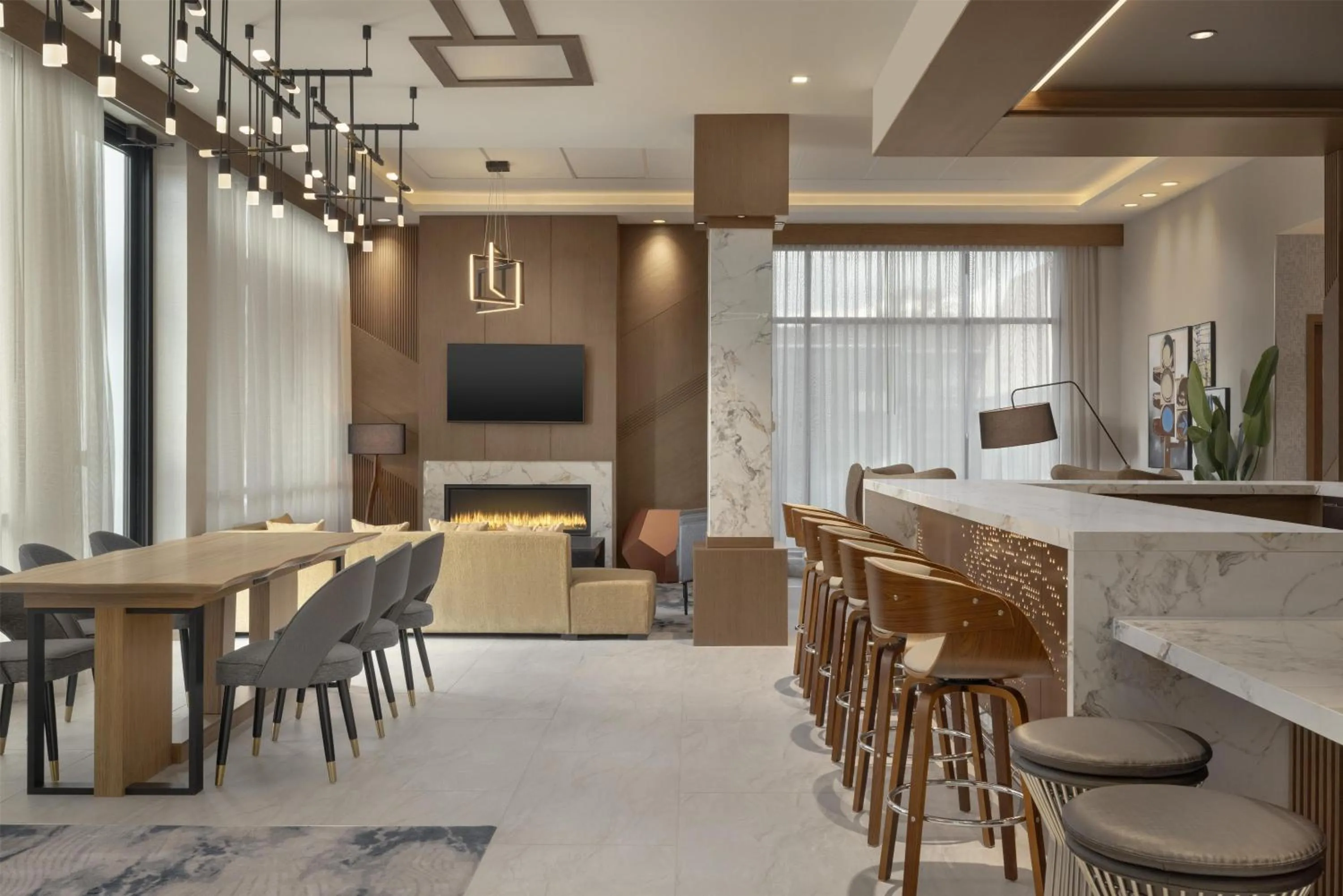 Lounge or bar in Hyatt Place Windsor