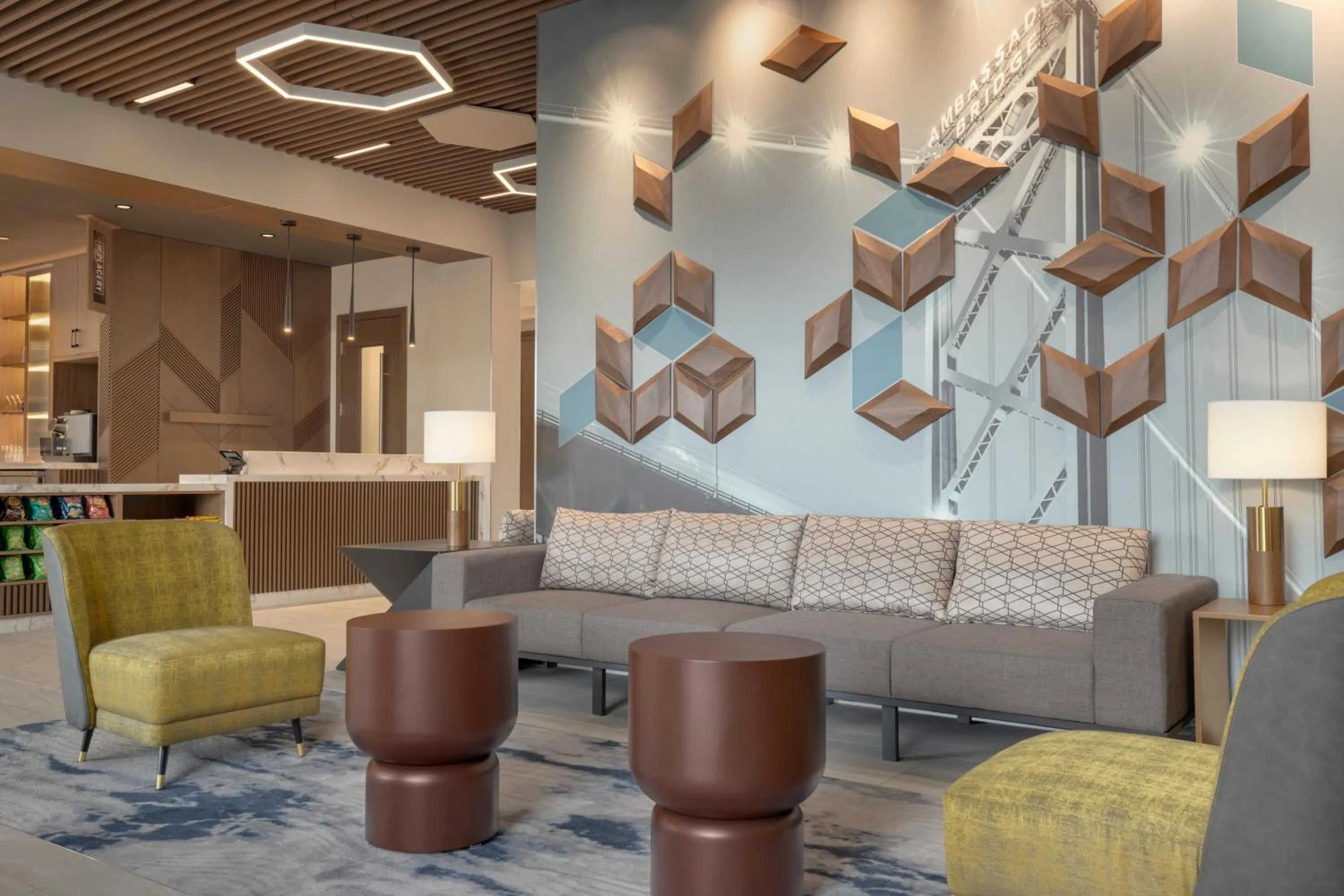 Seating area in Hyatt Place Windsor