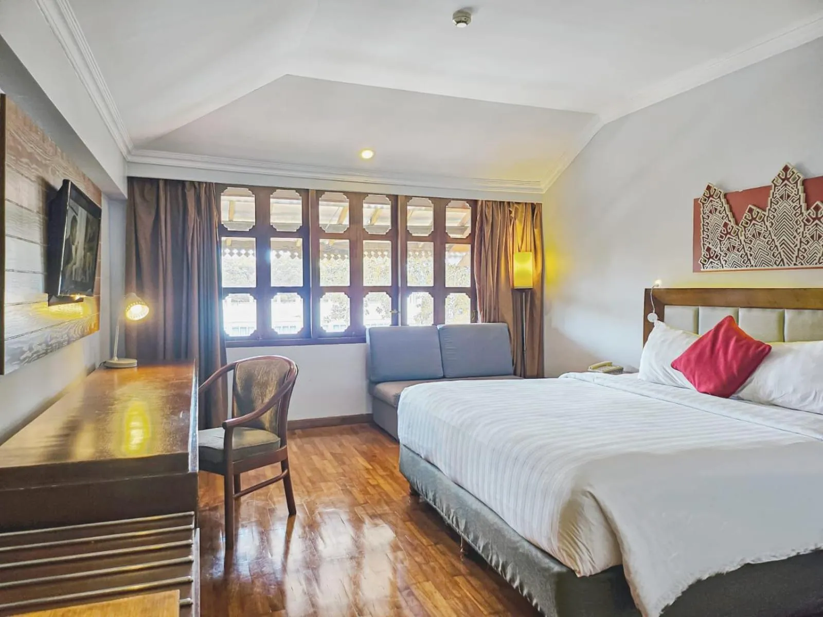 Bed in Monopoli Hotel Bukittinggi