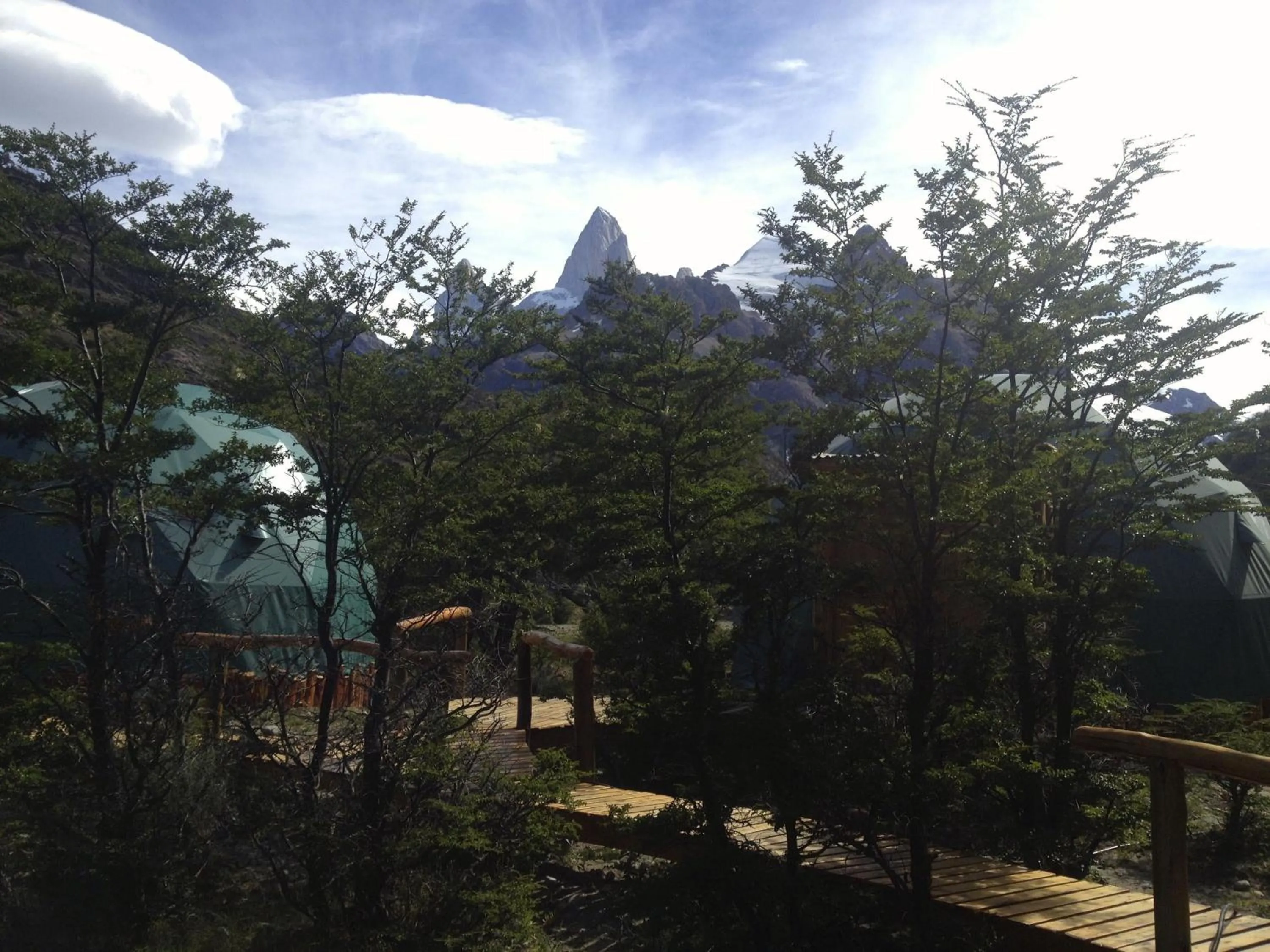 On site in Patagonia Eco Domes