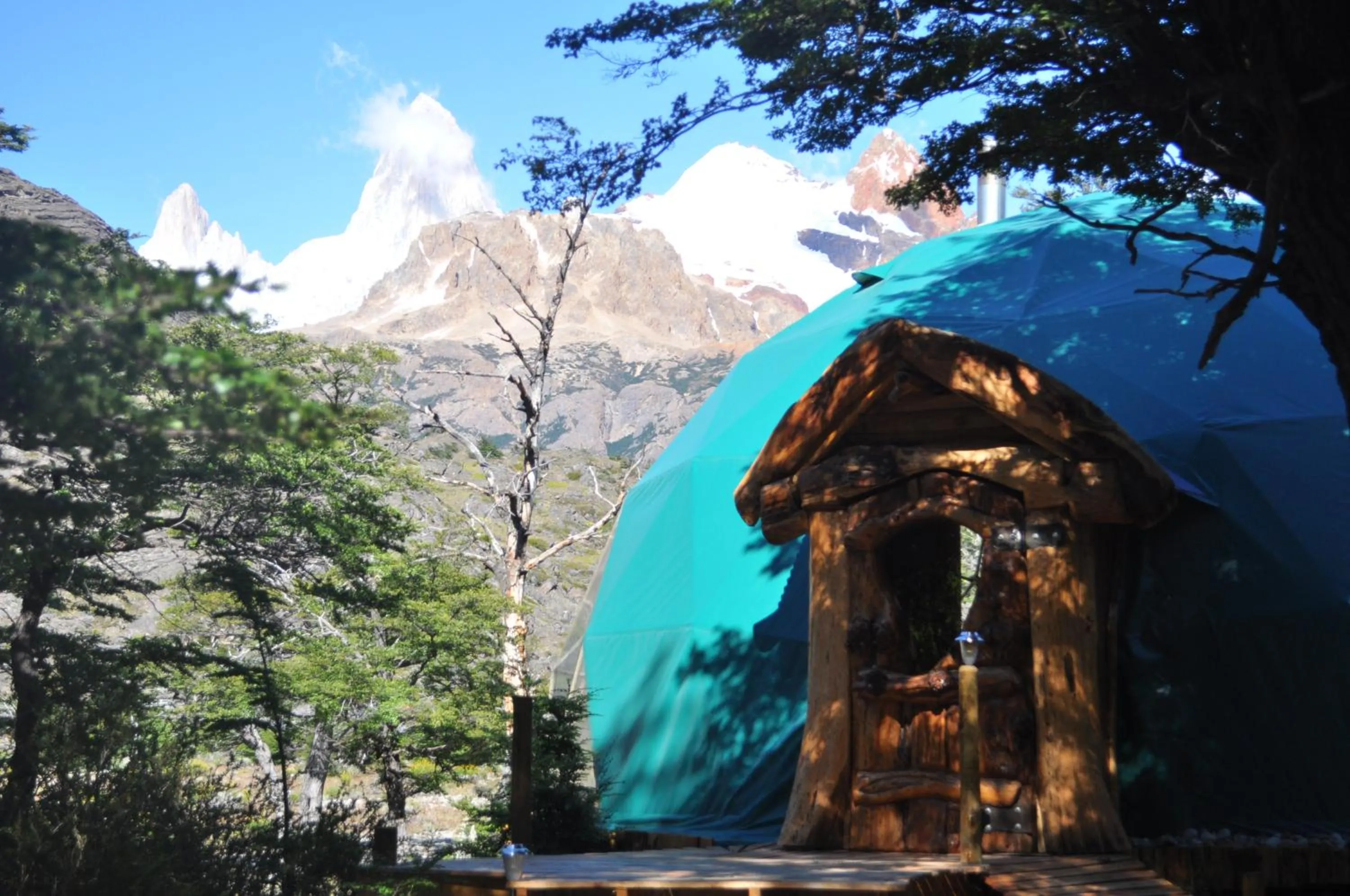 Property building in Patagonia Eco Domes