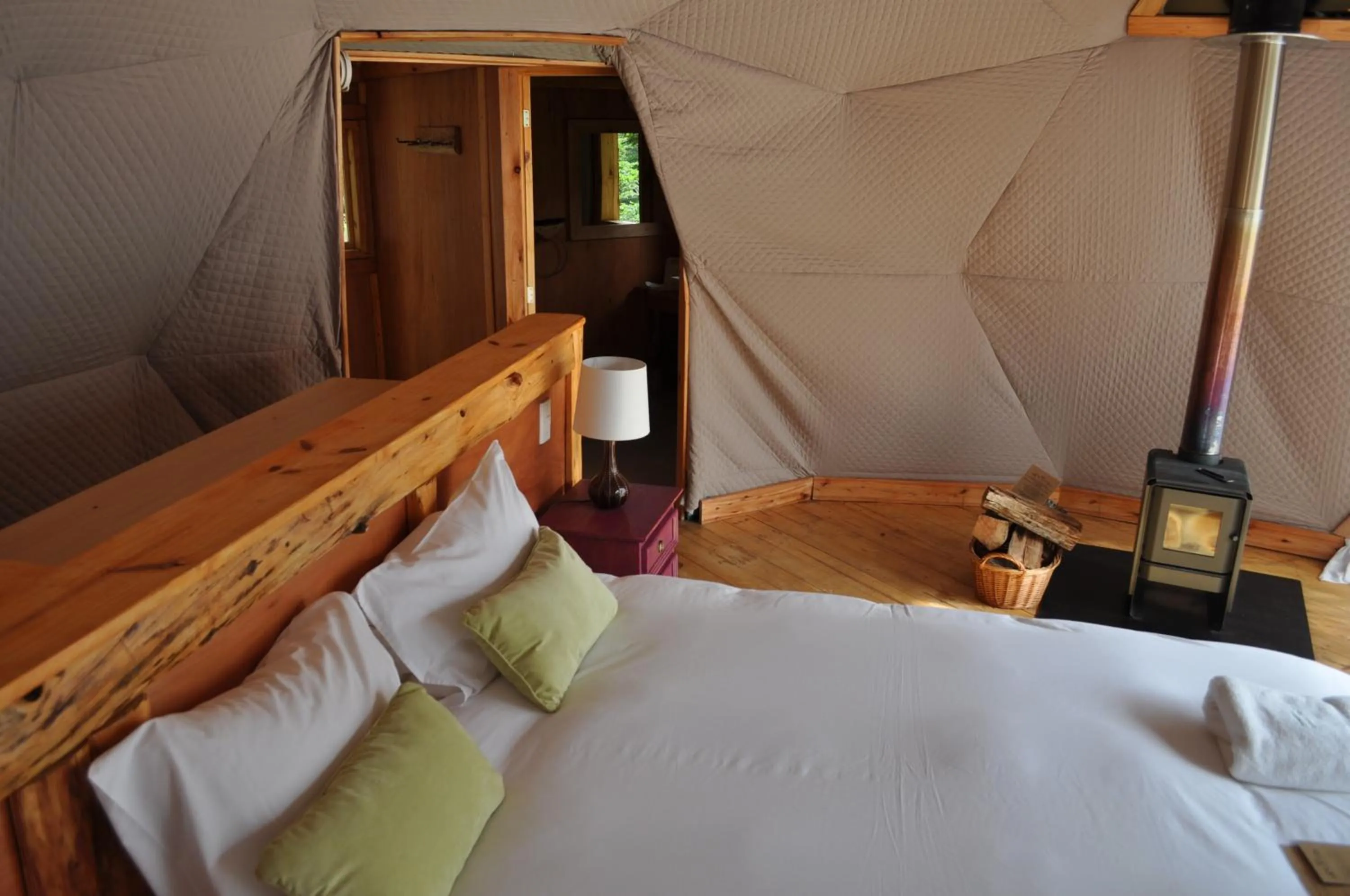 Bedroom, Bed in Patagonia Eco Domes