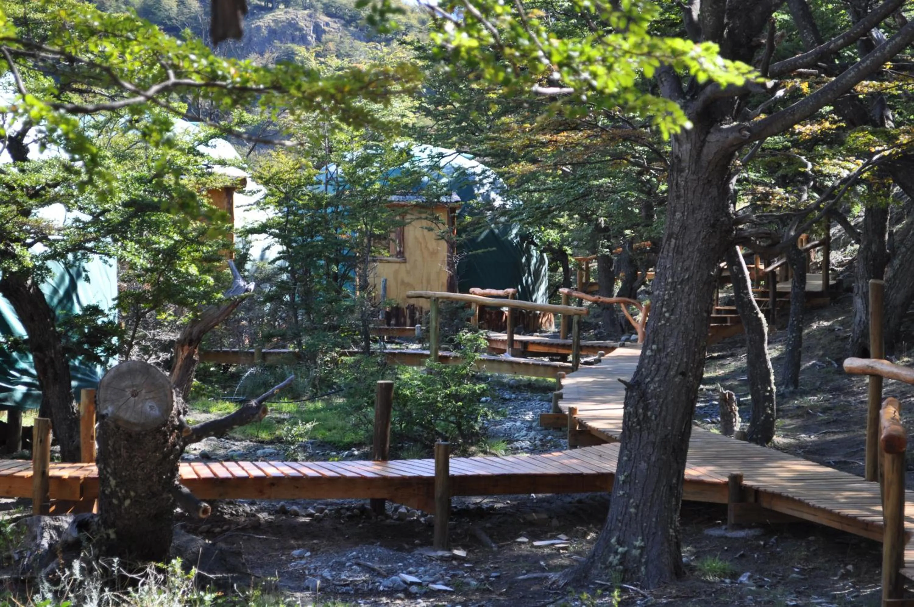 Natural landscape in Patagonia Eco Domes