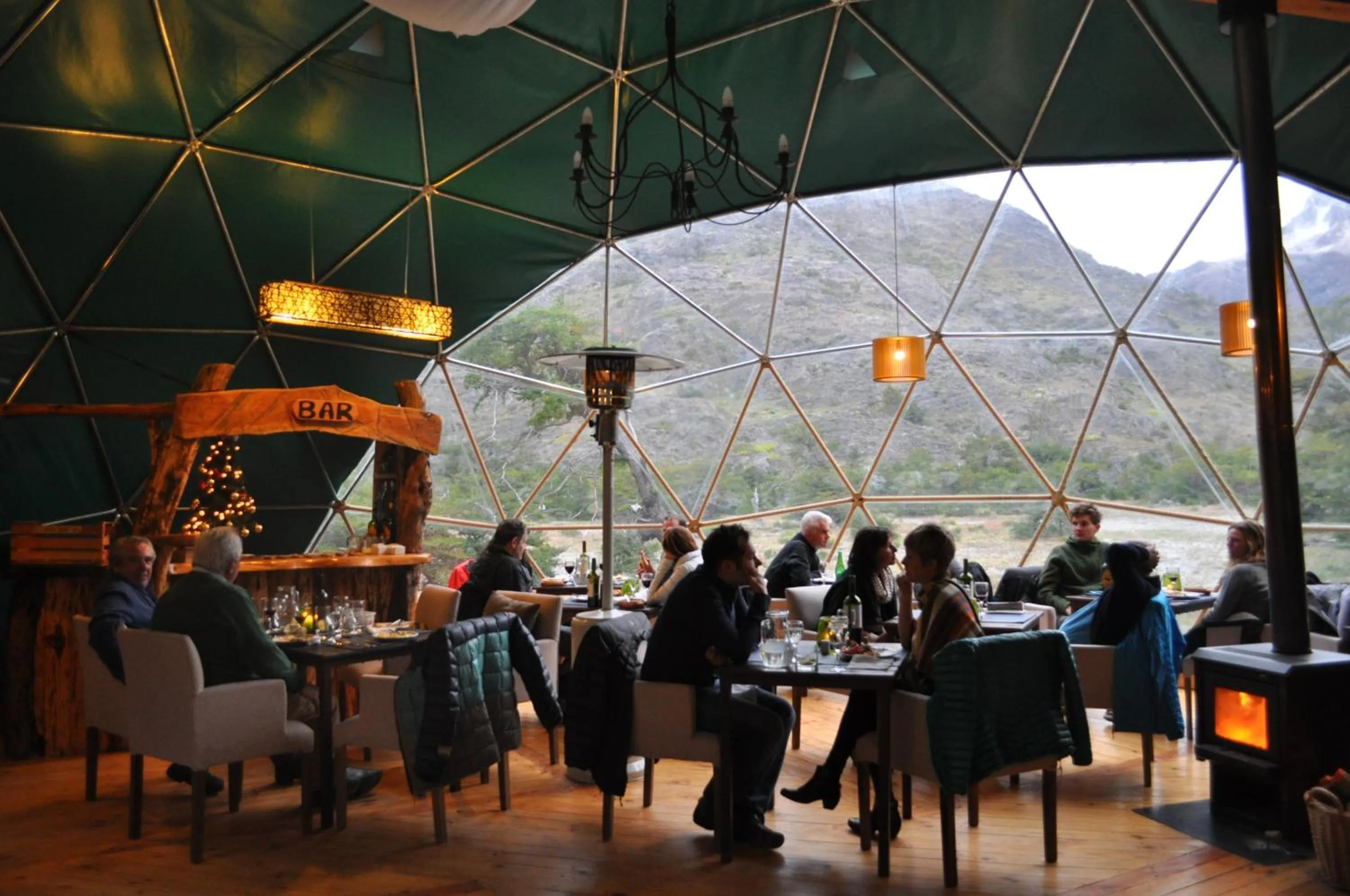 Restaurant/places to eat in Patagonia Eco Domes