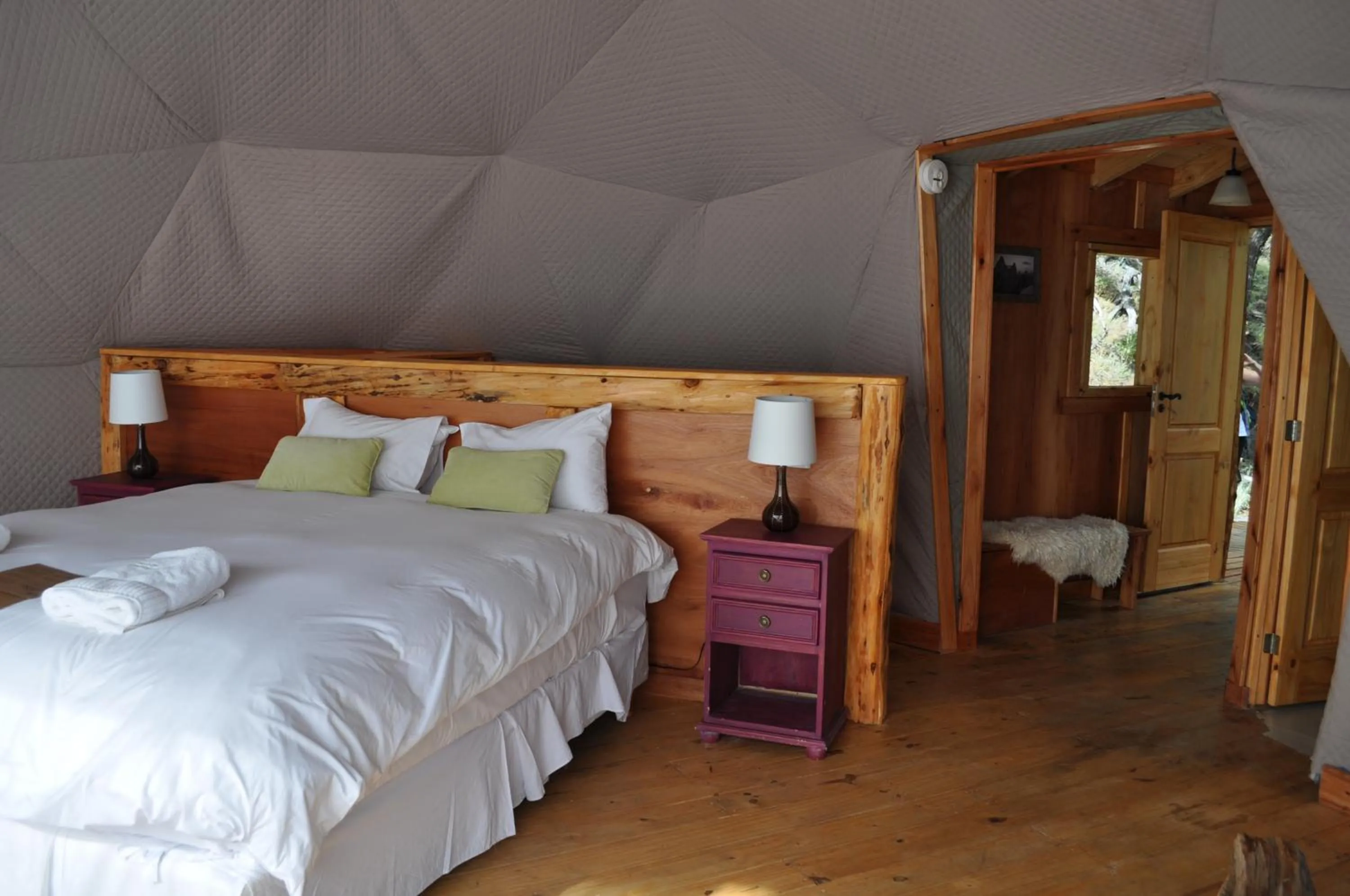 Bedroom, Bed in Patagonia Eco Domes