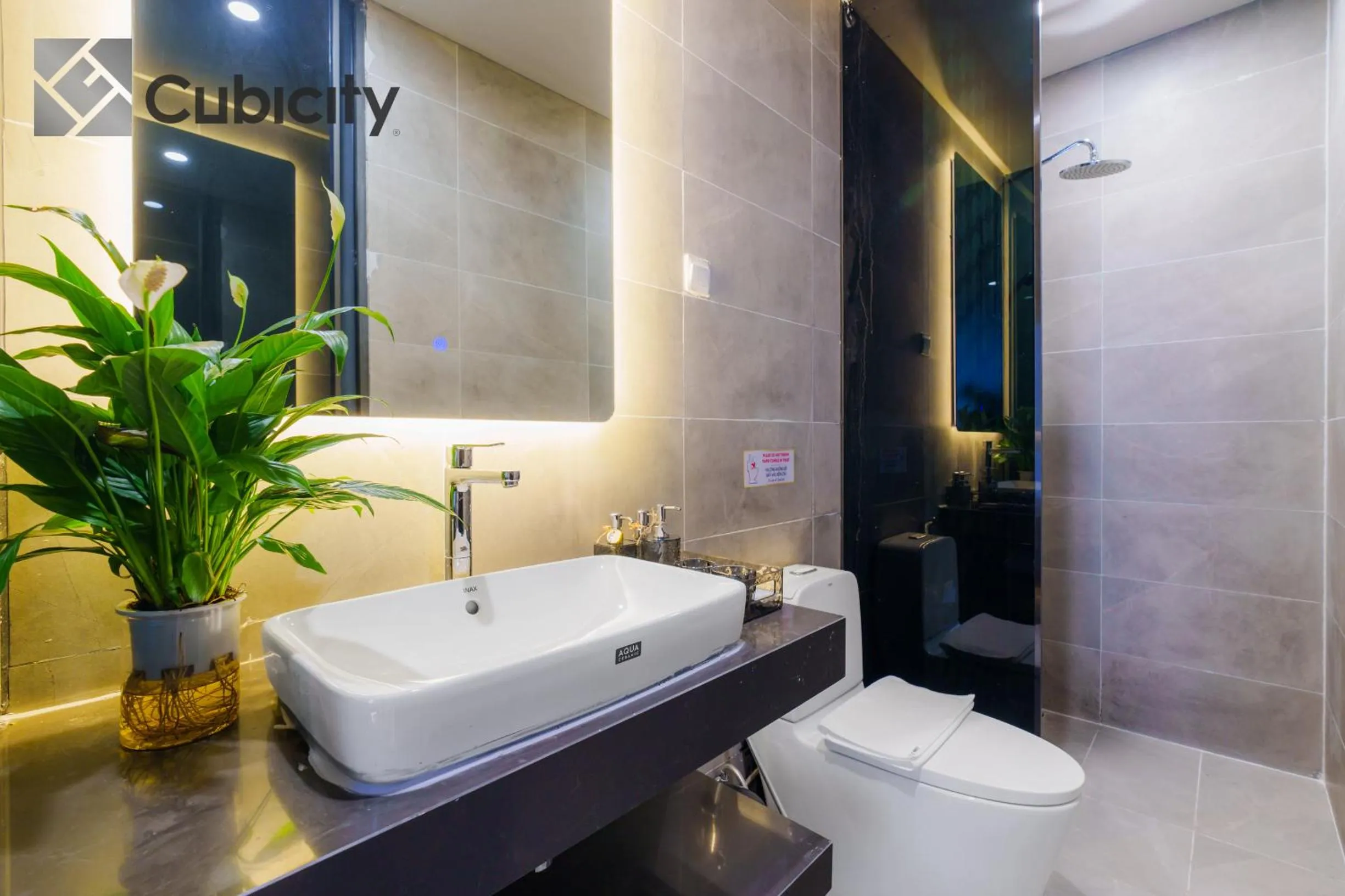 Shower in Cubicity Wall Street House