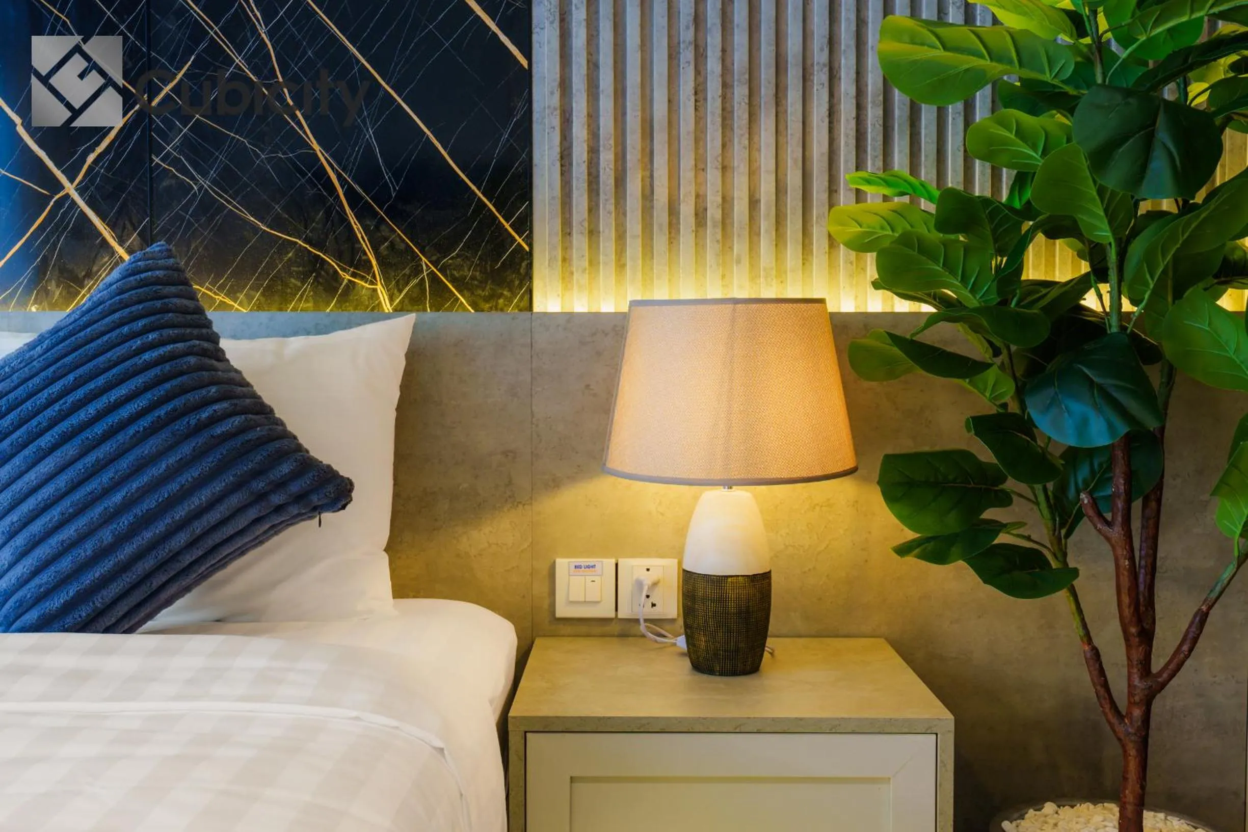 Bed in Cubicity Wall Street House