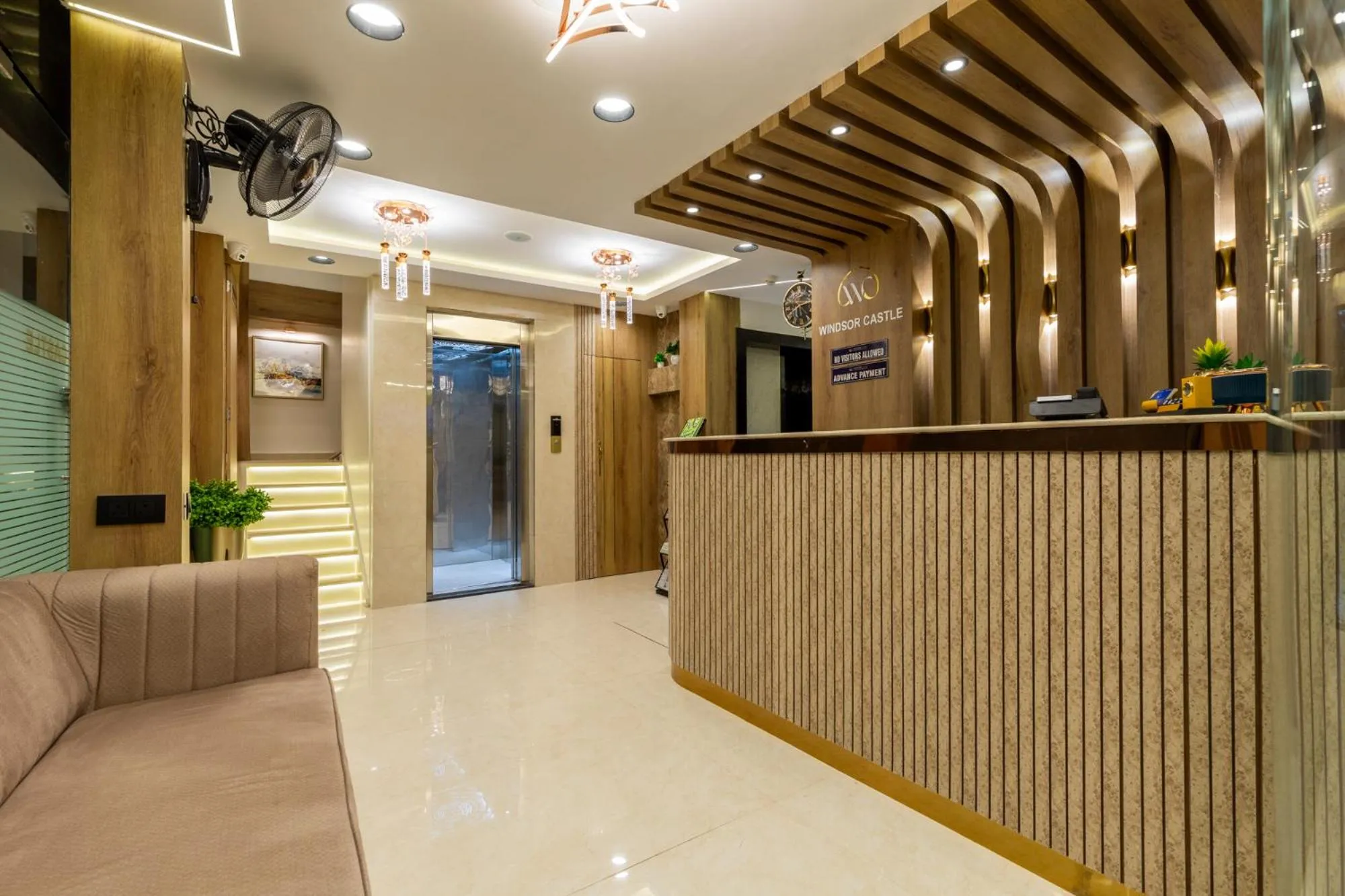 Lobby or reception in Hotel Windsor Castle