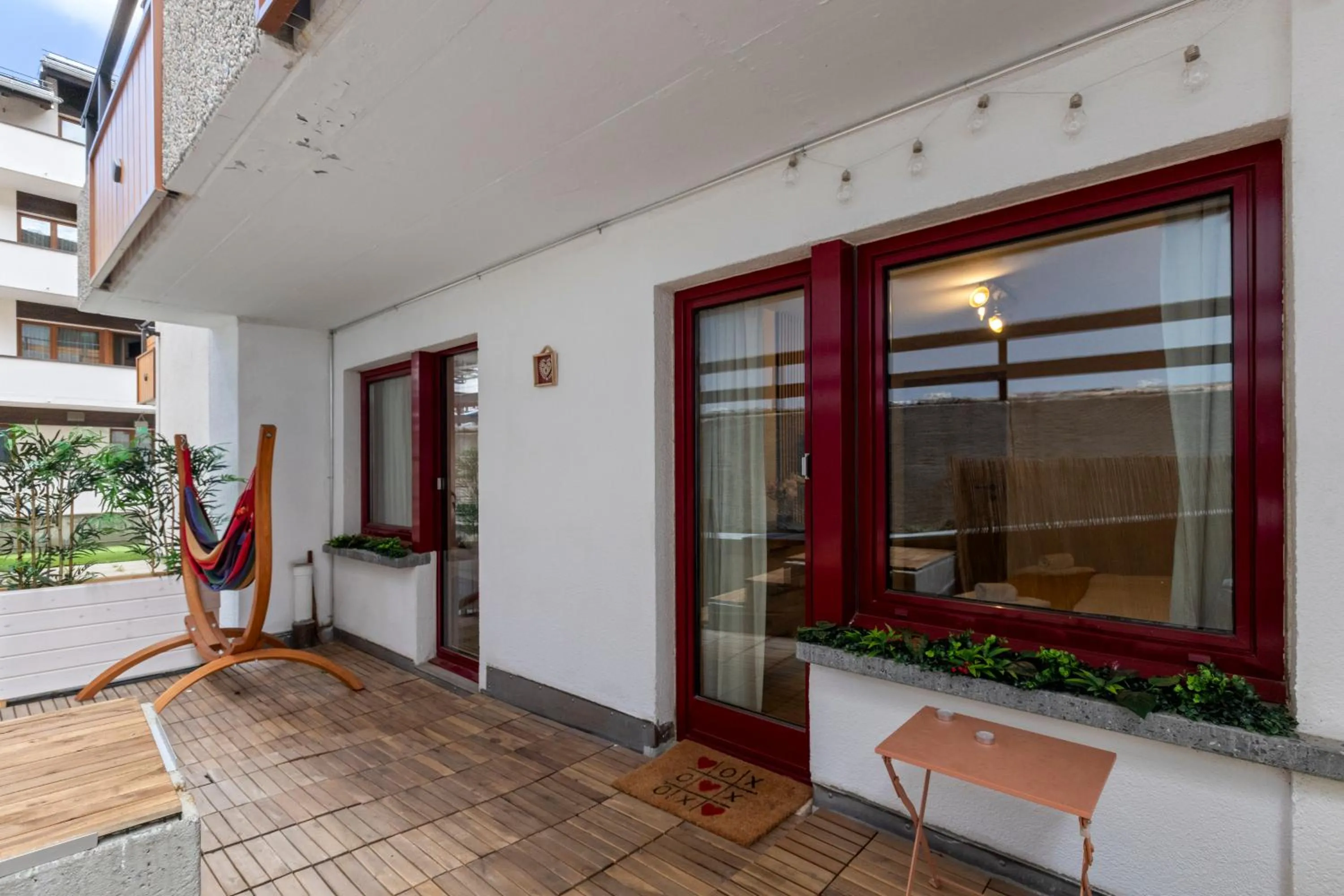 Patio in Centre de Saas-Fee - 2 chambres - balcon & patio