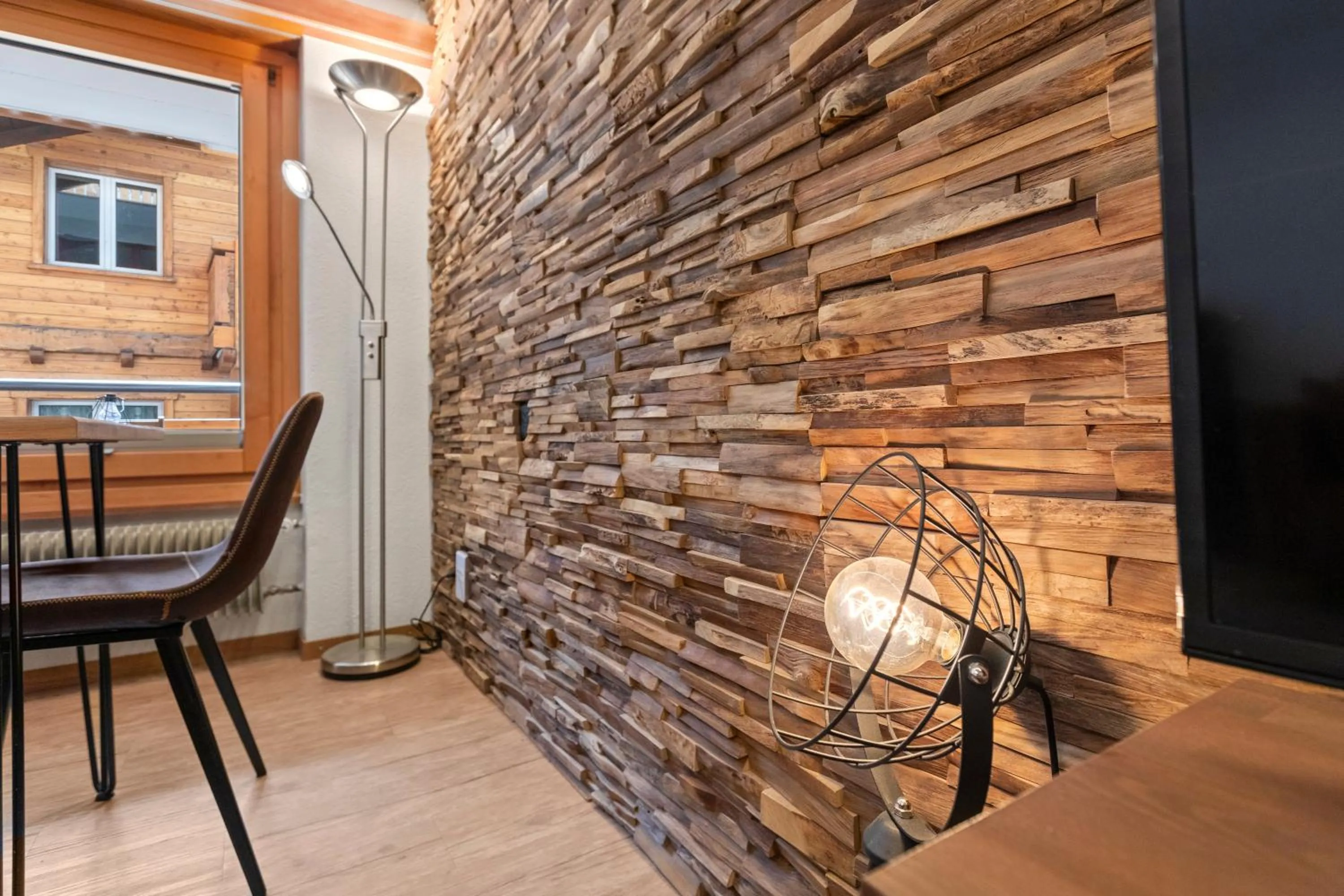 Living room in Centre de Saas-Fee - 2 chambres - balcon & patio