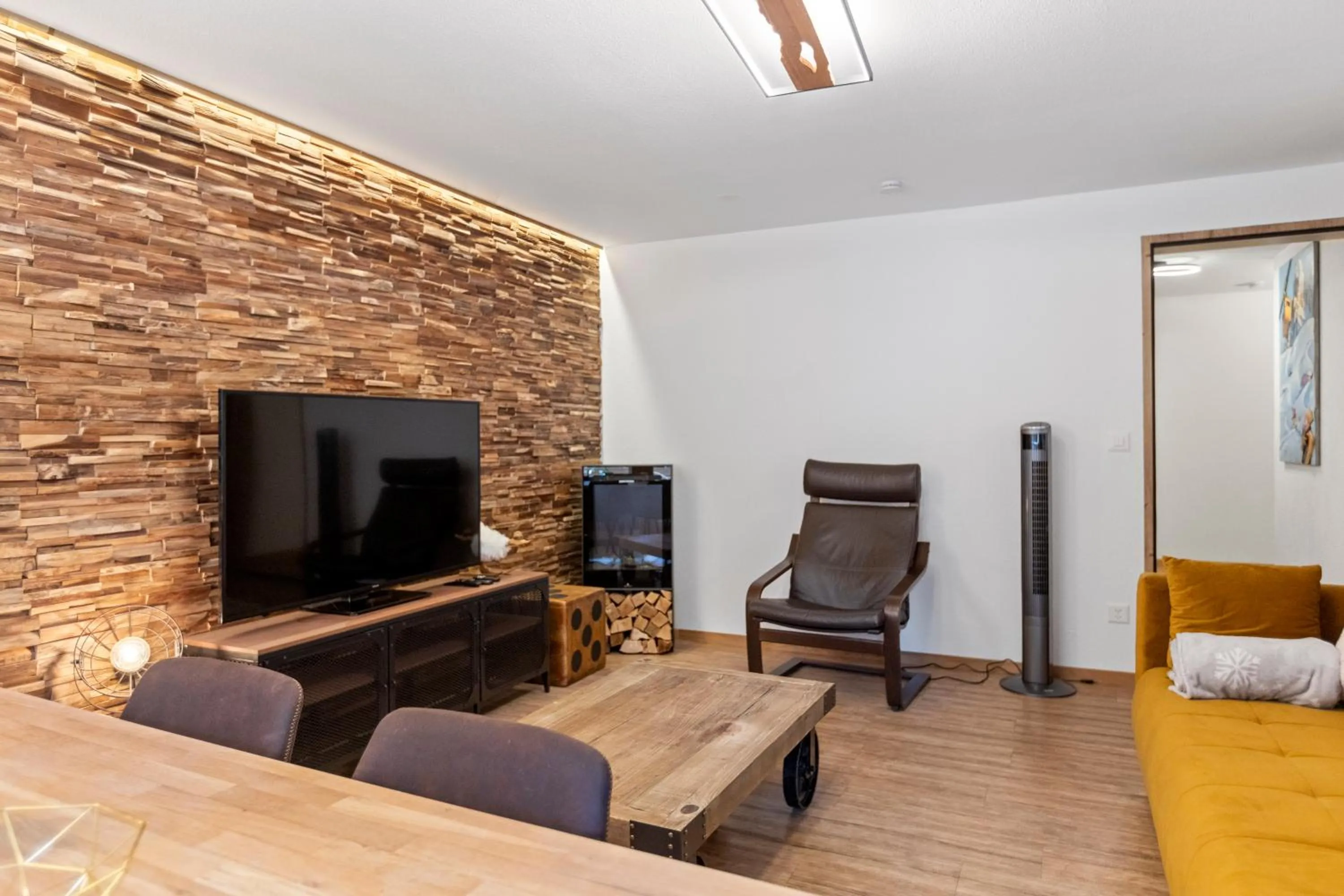 Bed in Centre de Saas-Fee - 2 chambres - balcon & patio