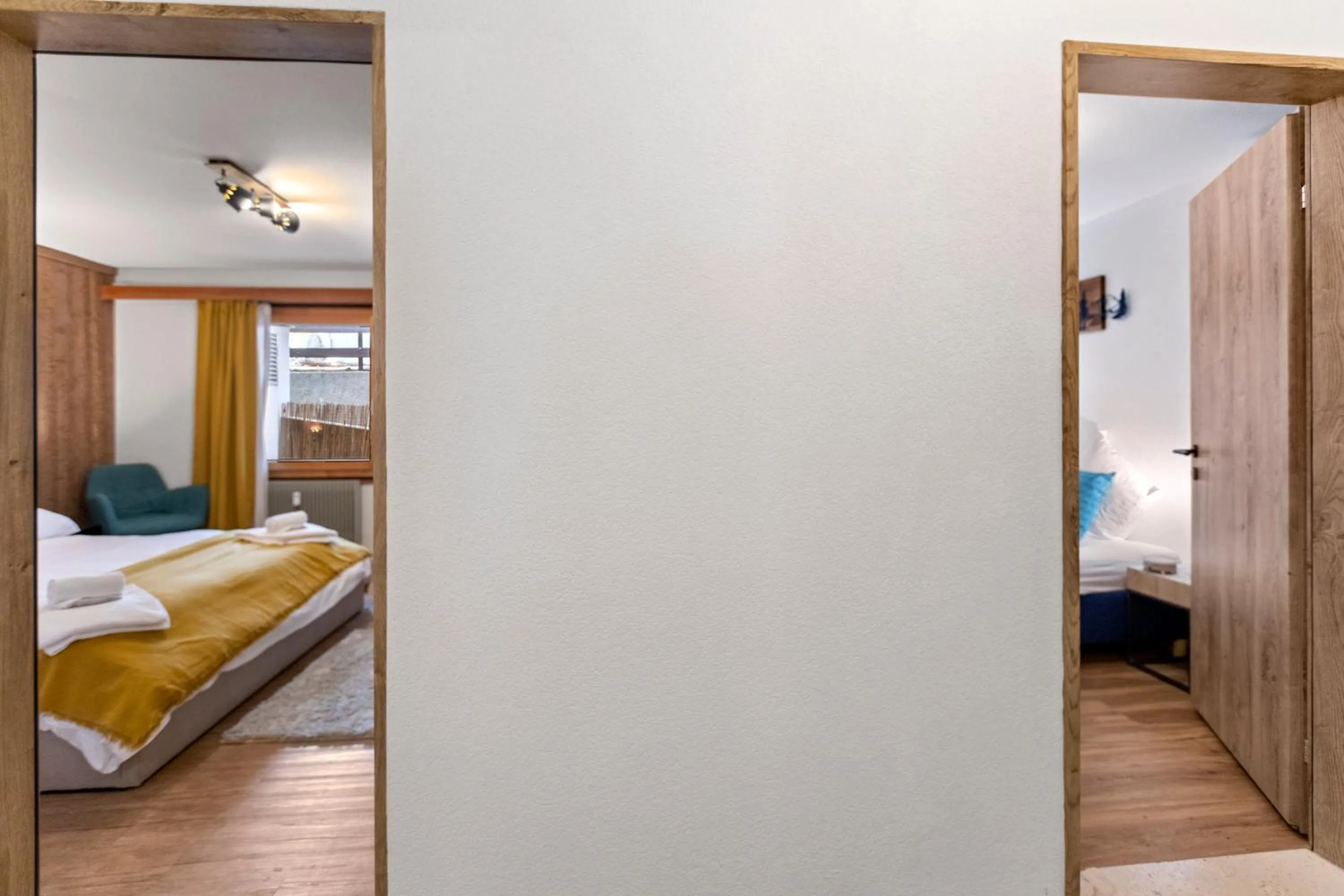 Bed in Centre de Saas-Fee - 2 chambres - balcon & patio