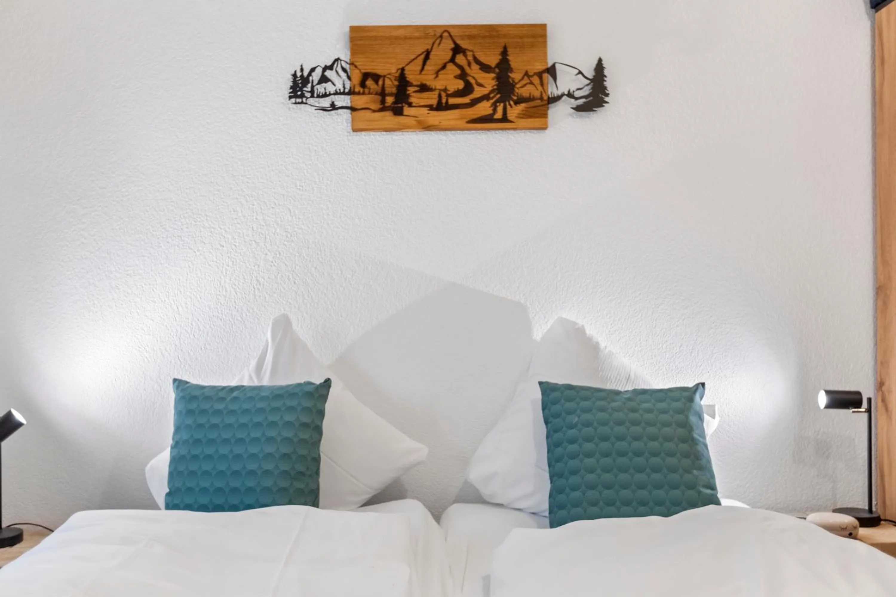 Bed in Centre de Saas-Fee - 2 chambres - balcon & patio