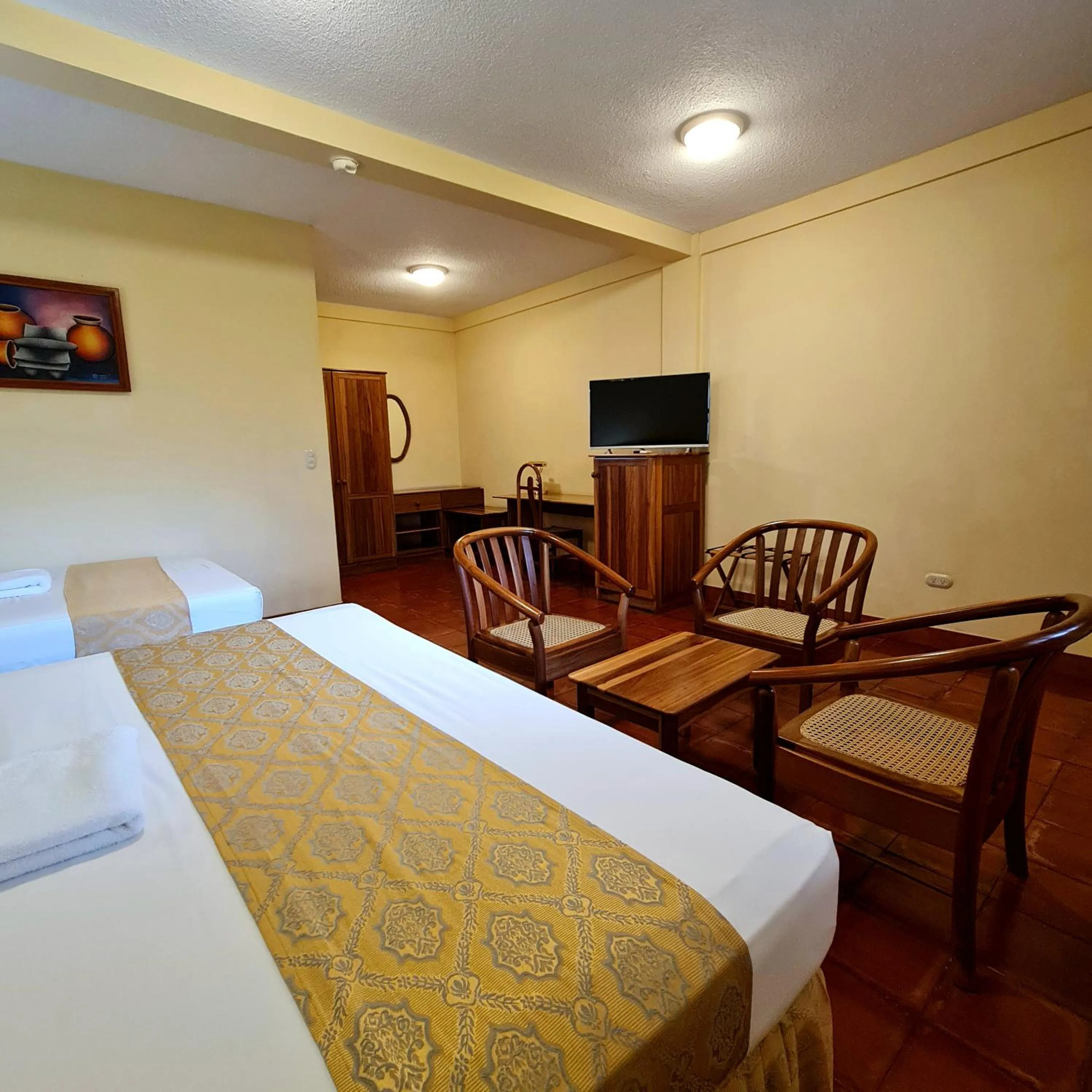 Bed in Hotel Austria