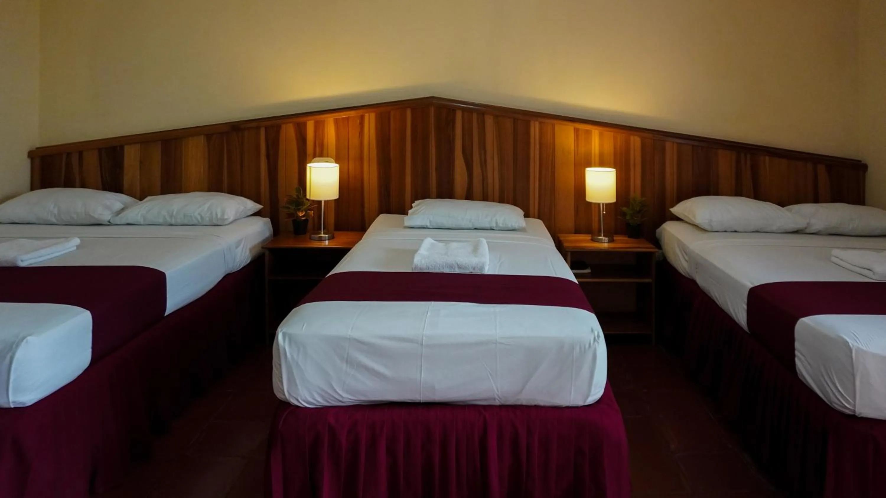 Bed in Hotel Austria