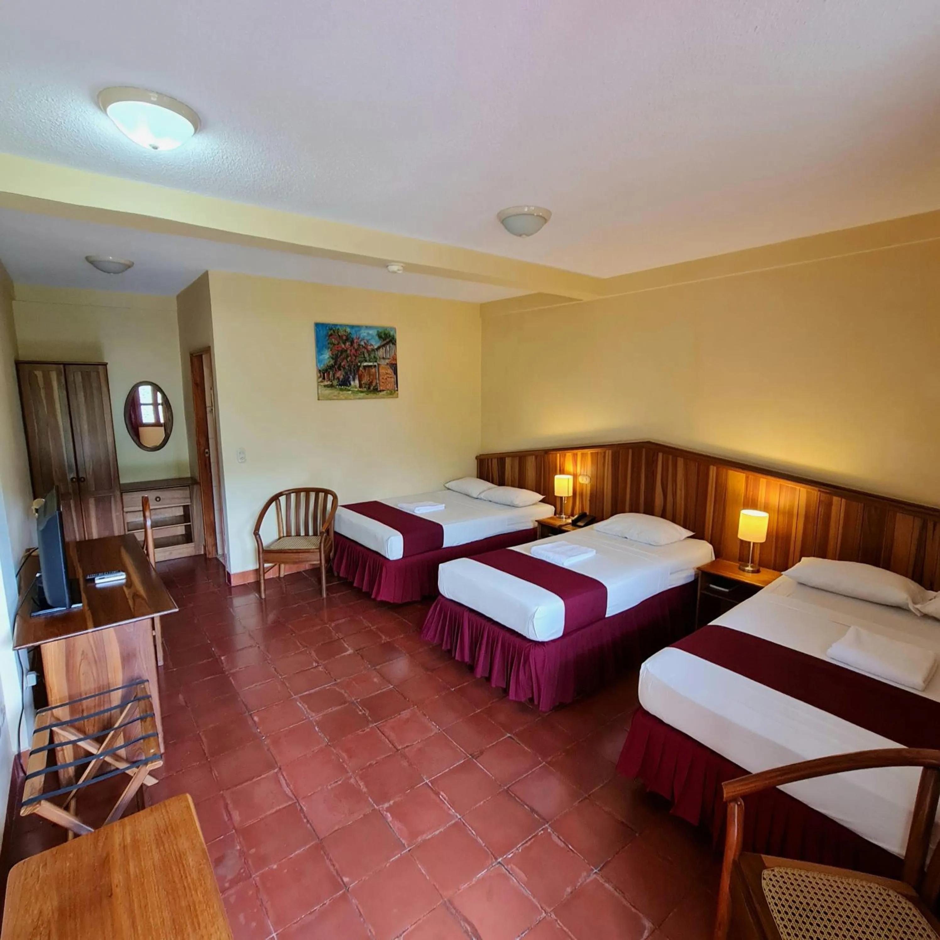 Bed in Hotel Austria