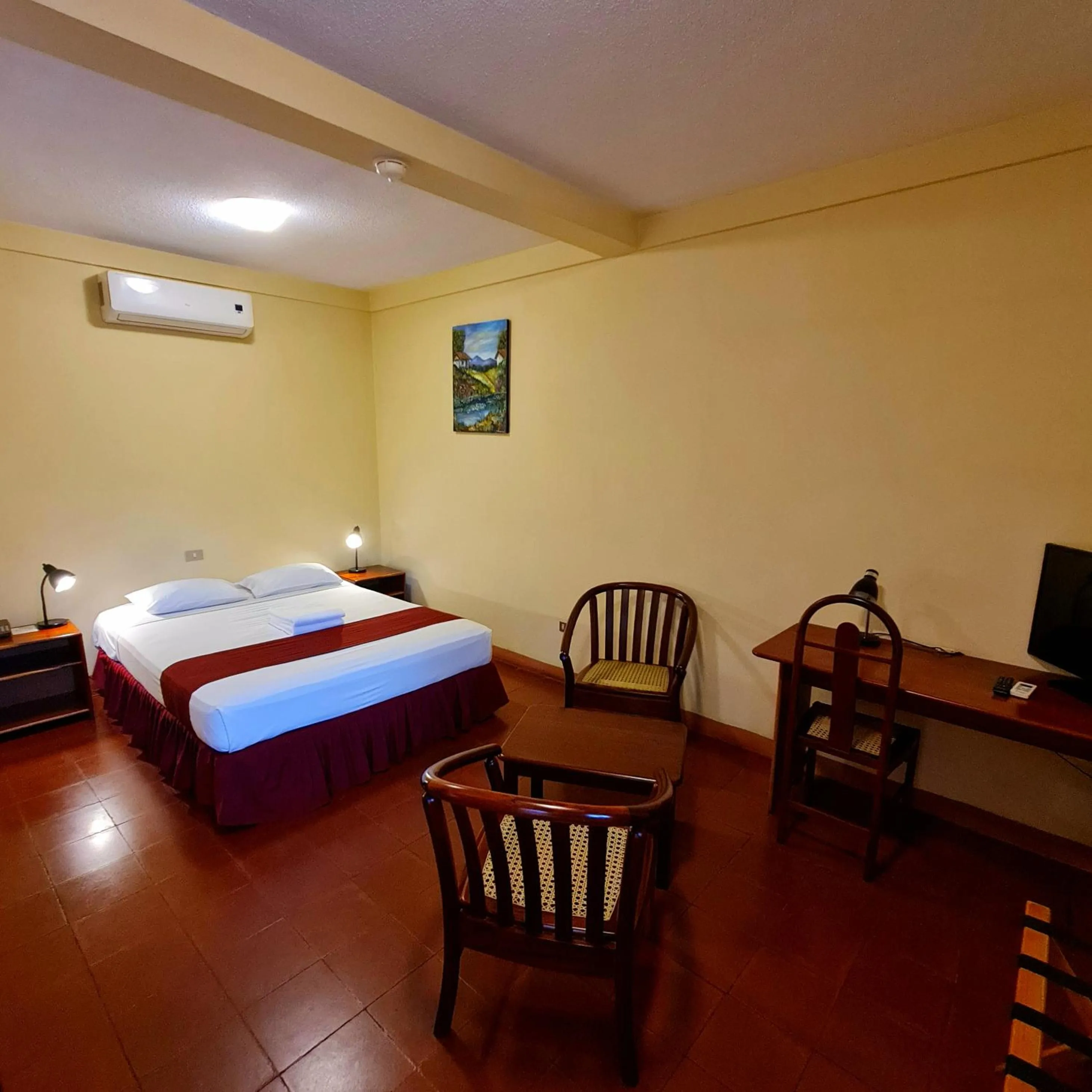 Bed in Hotel Austria