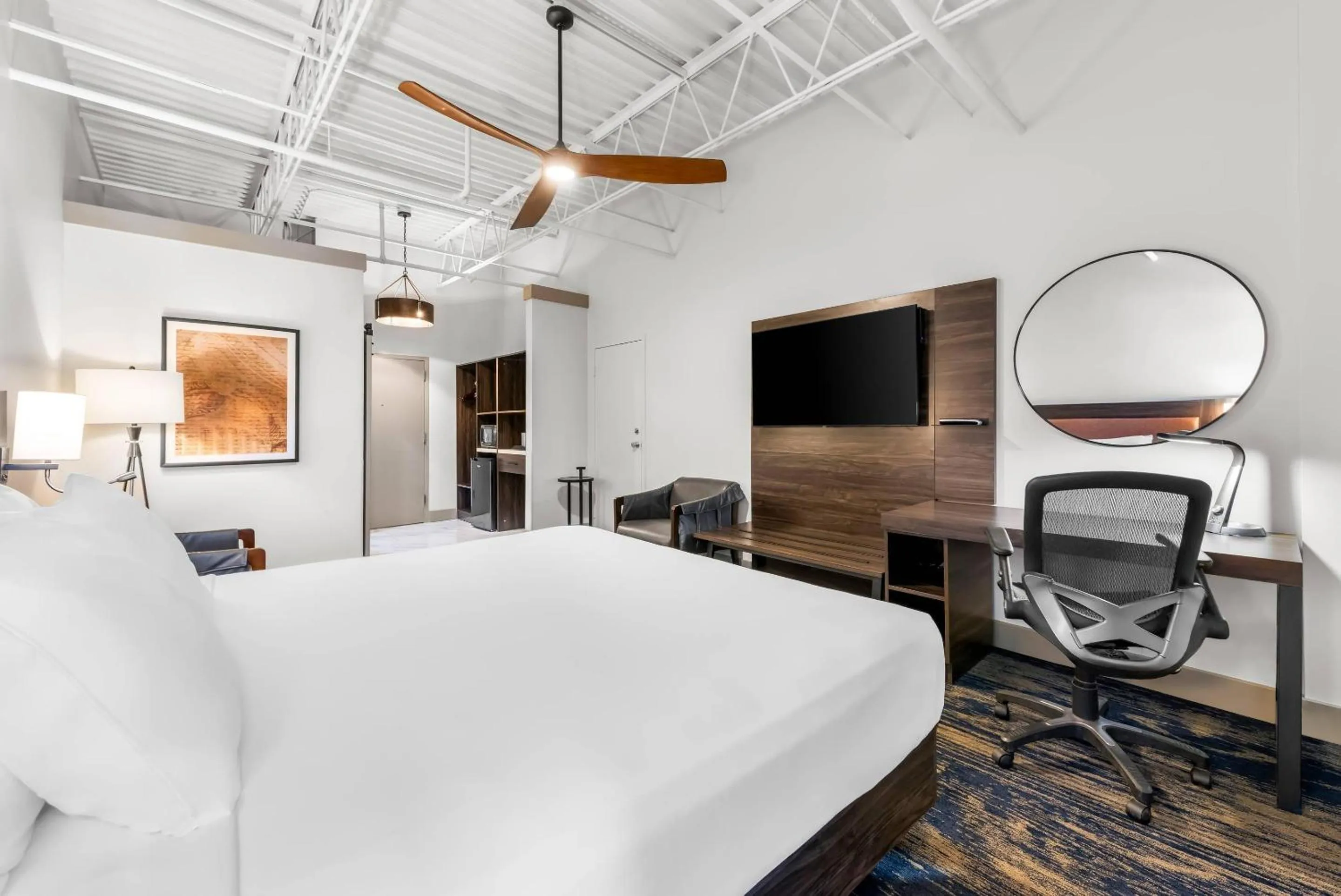 Bedroom, Bed in The Federal Hotel Downtown Carson City, an Ascend Collection Hotel