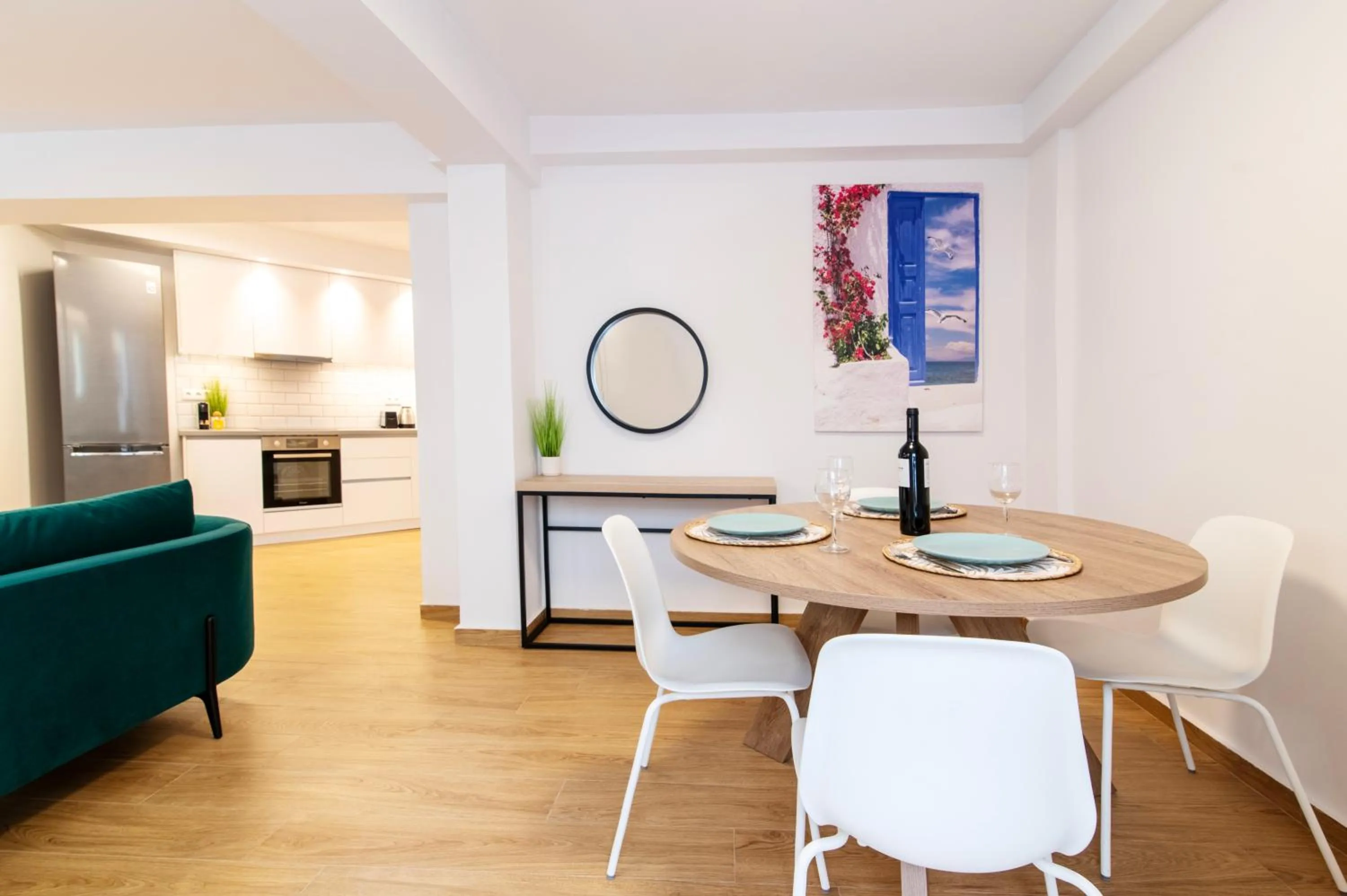 Kitchen or kitchenette in Lighthouse Kipseli