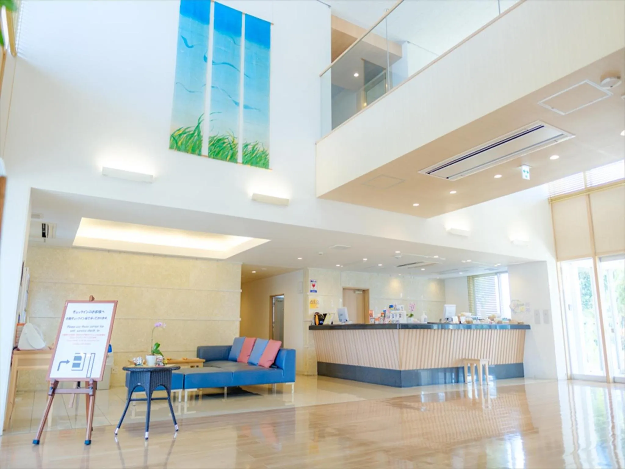 Lobby or reception in Hotel Risingsun Miyakojima