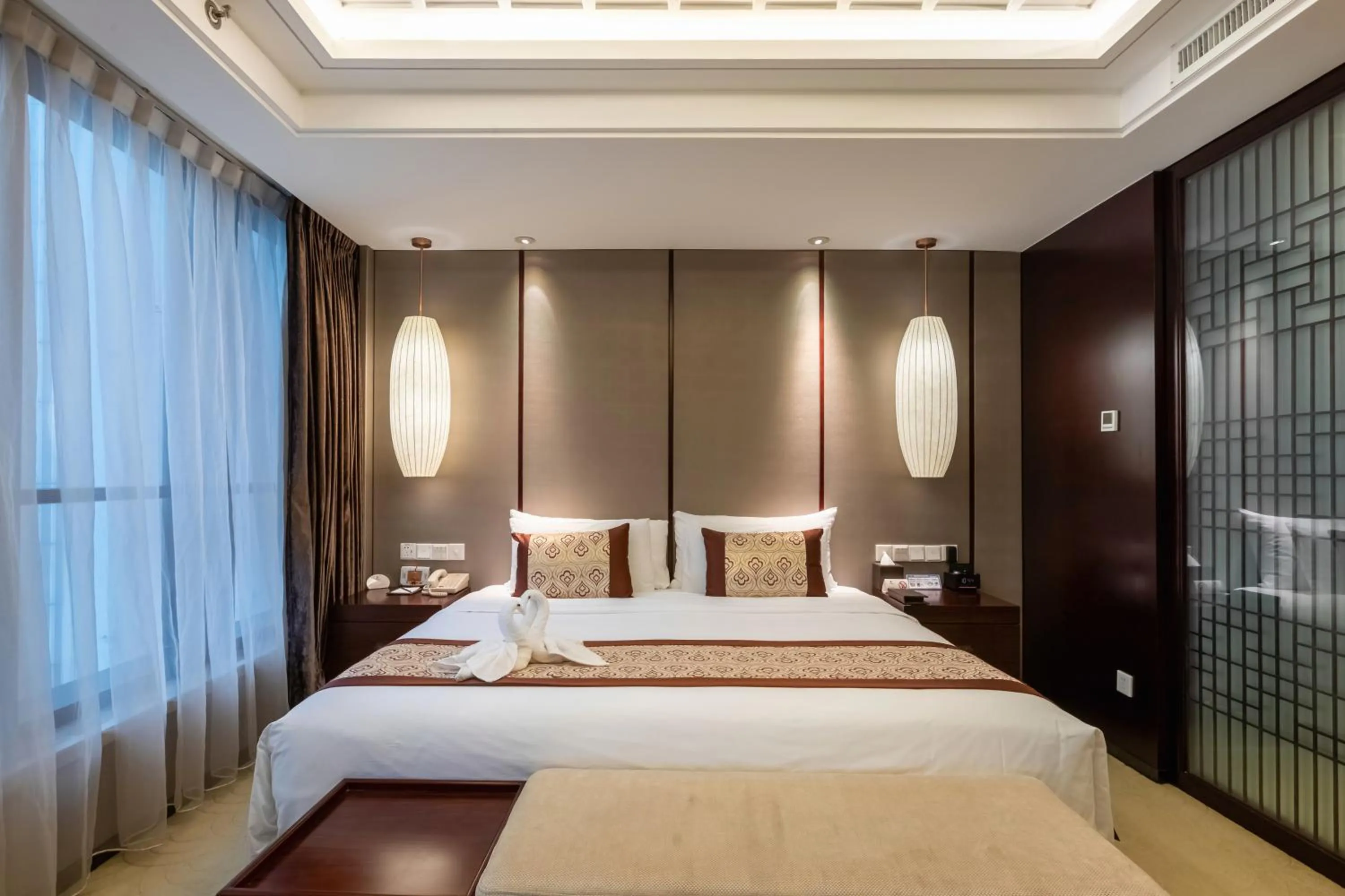 Bedroom, Bed in Xinhua Media Hotel