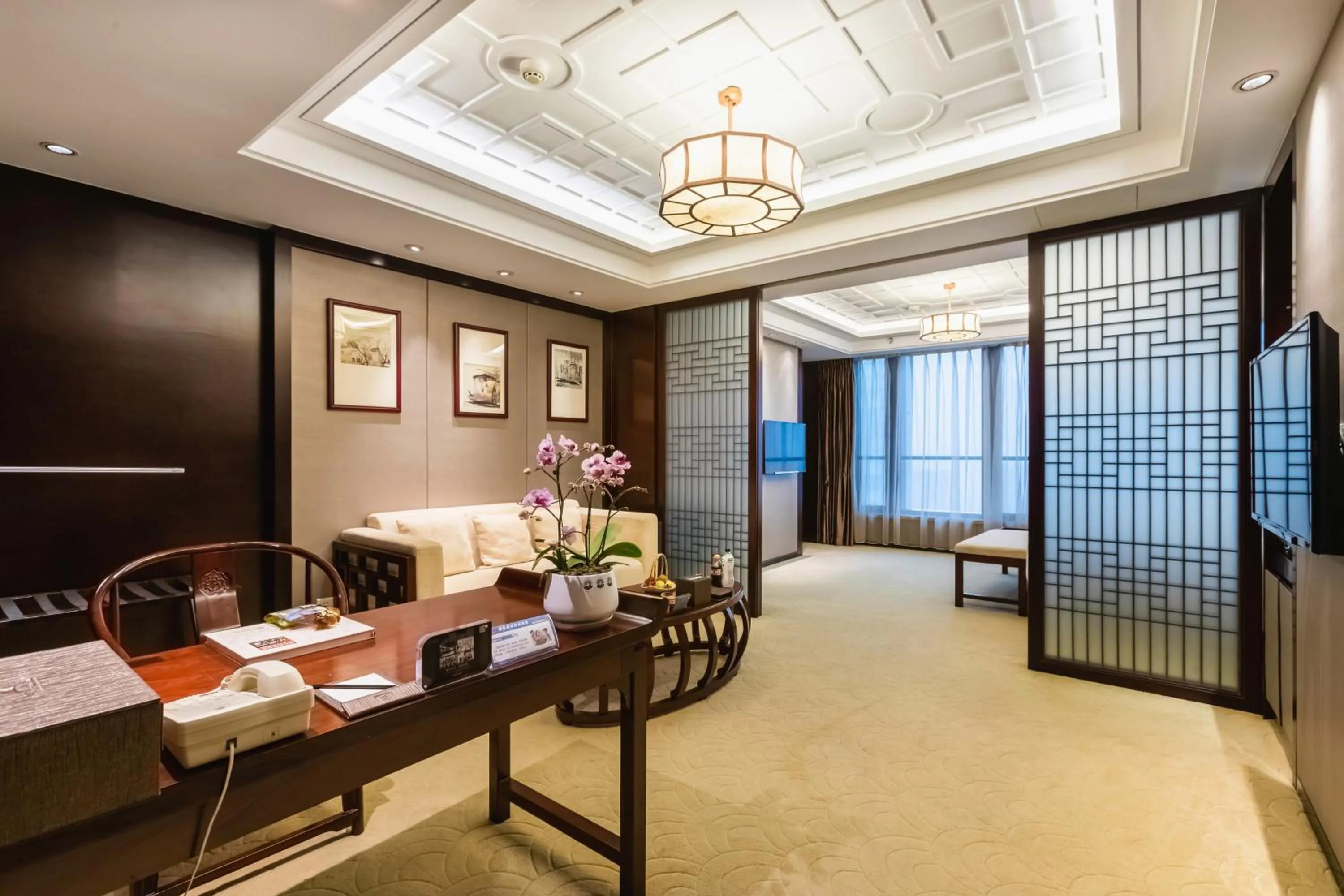 Living room in Xinhua Media Hotel