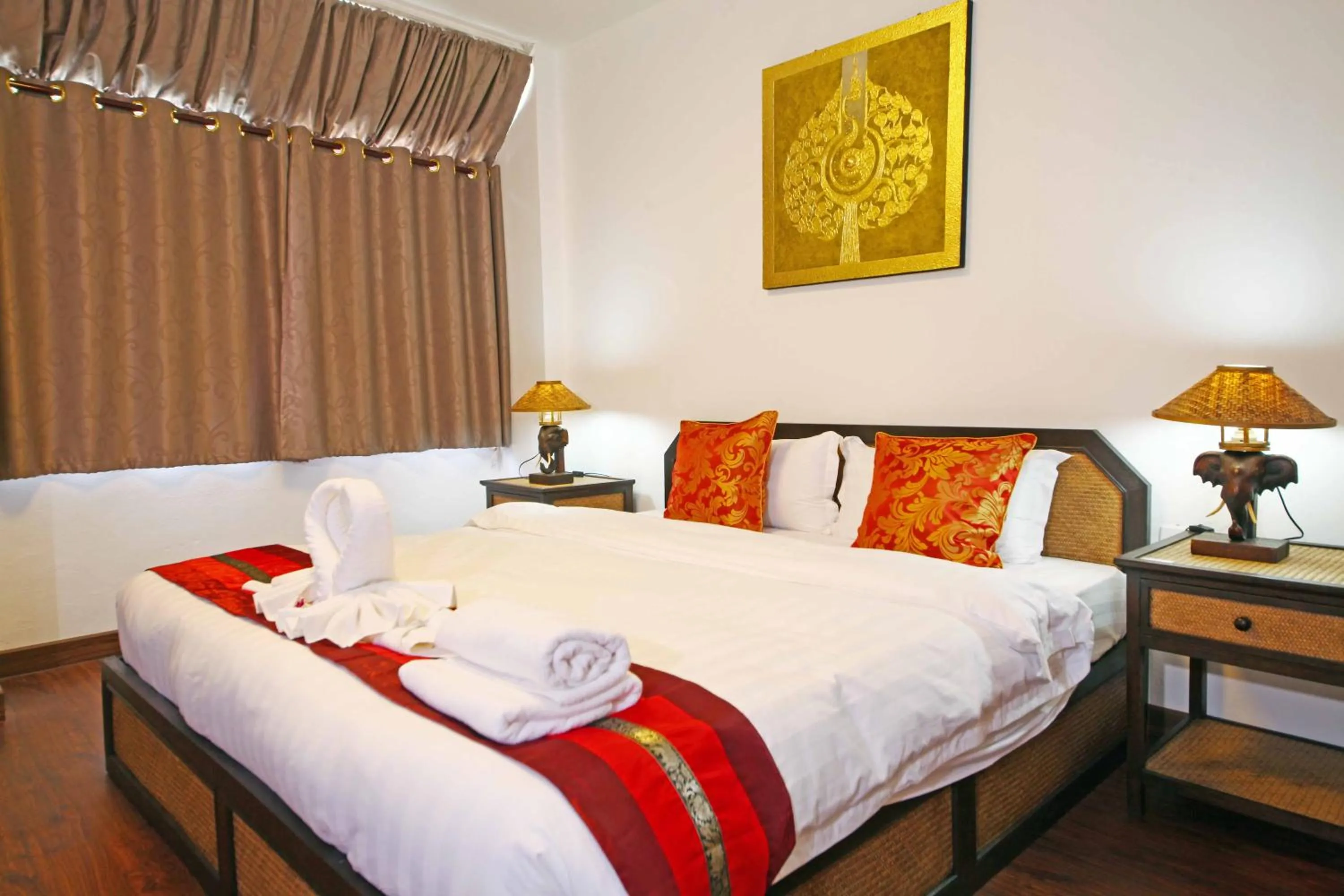 Bedroom, Bed in Jade Tower