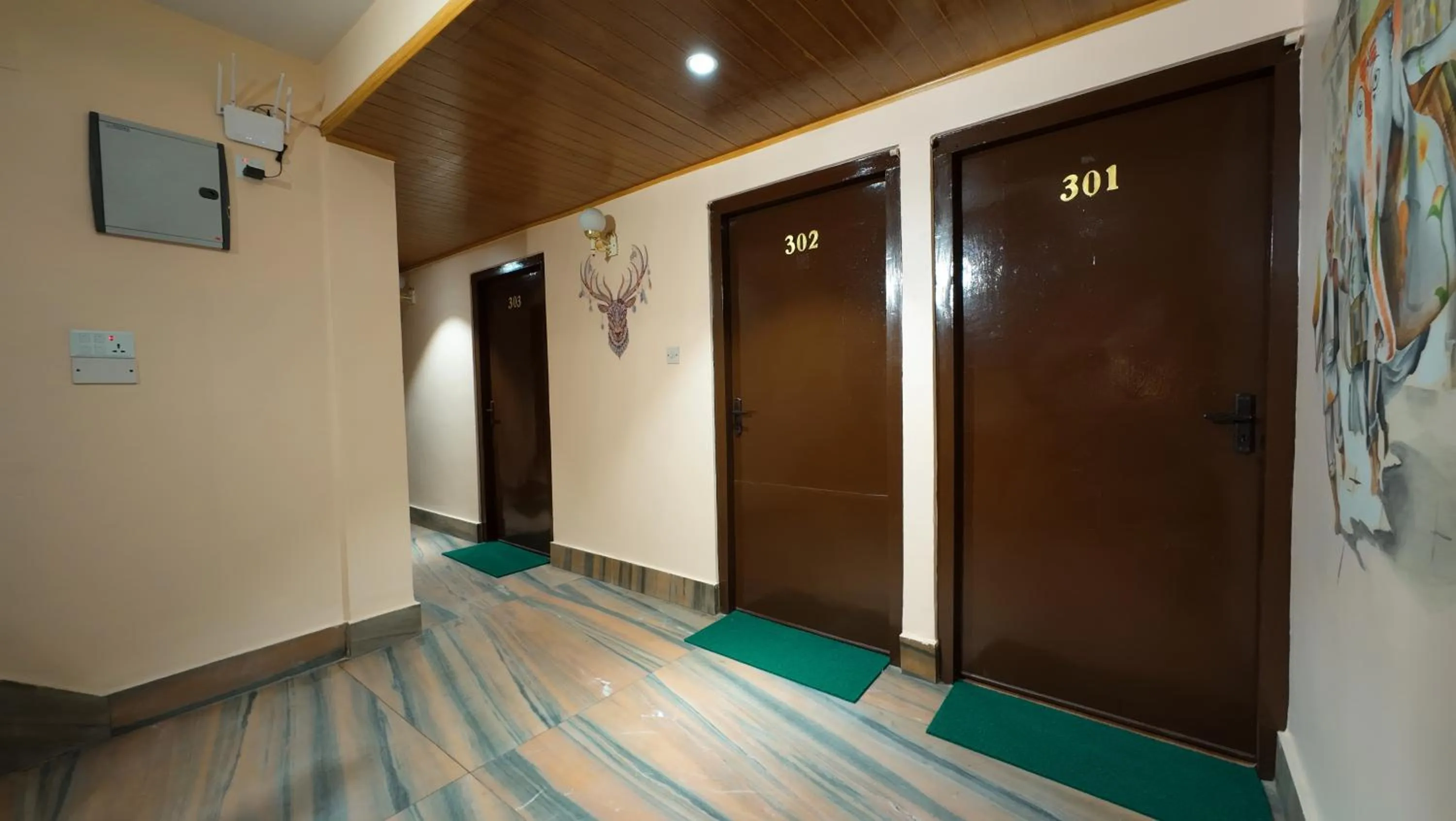 Floor plan in Hotel Triratna