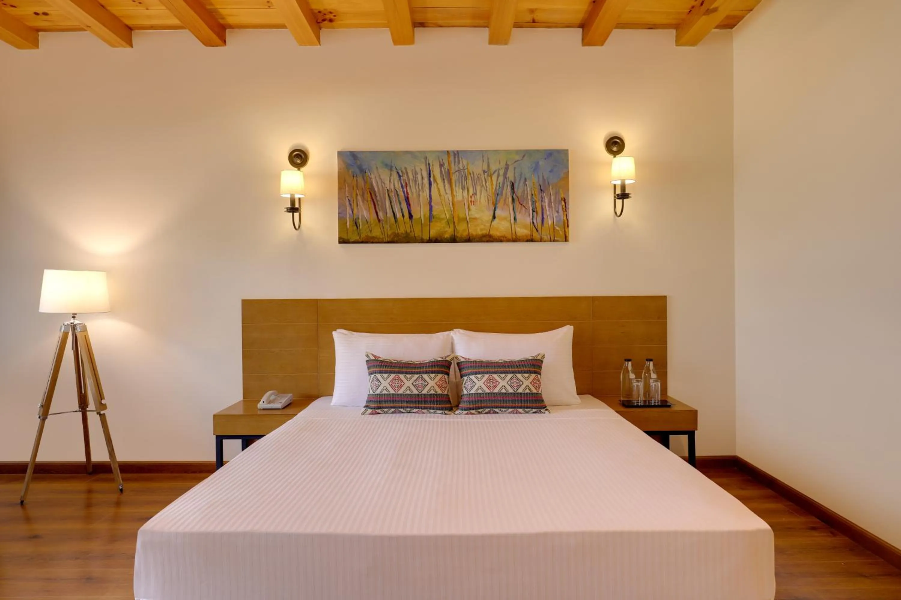 Bedroom, Bed in Lemon Tree Resort, Thimphu, Bhutan