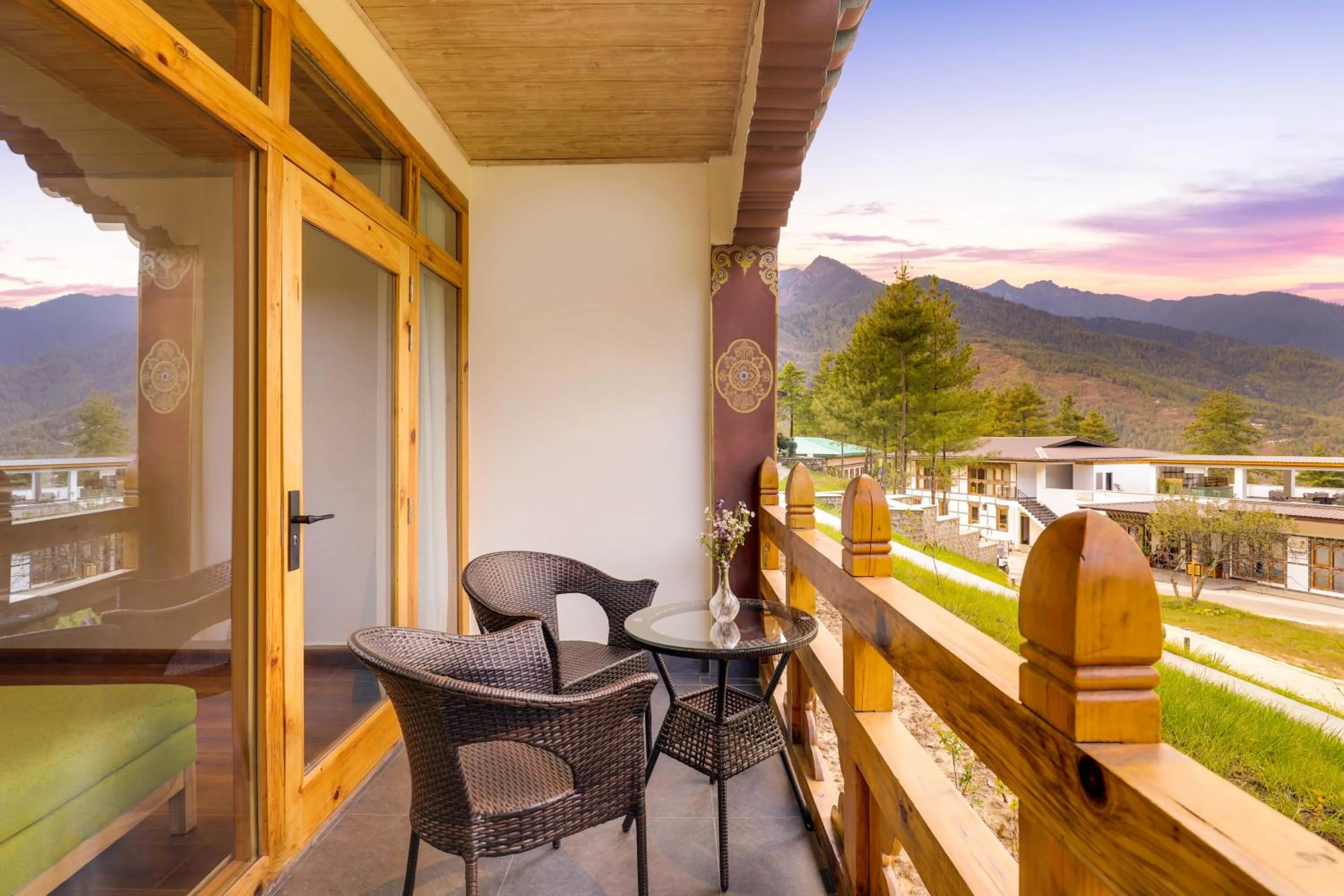 Balcony/Terrace in Lemon Tree Resort, Thimphu, Bhutan