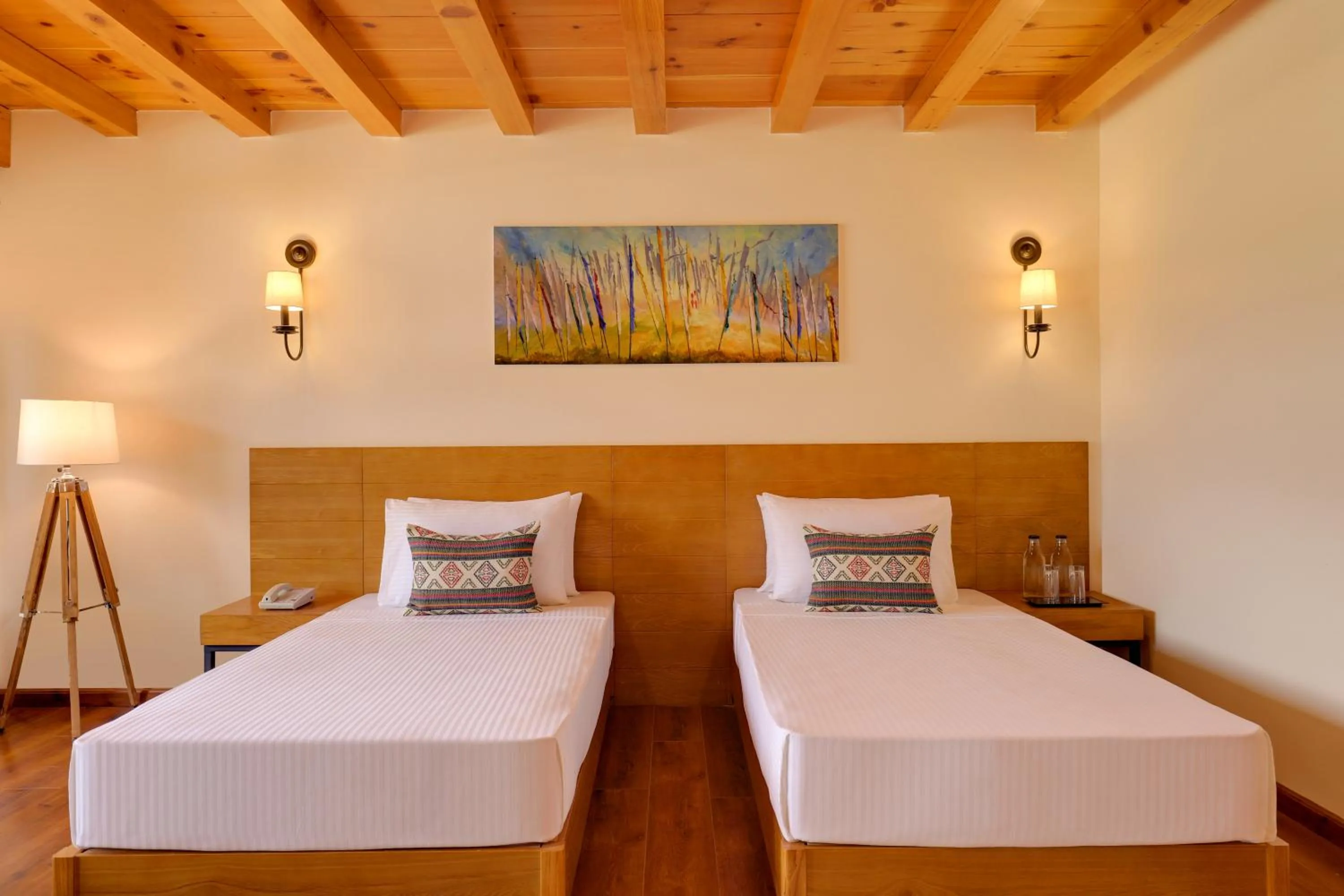 Bedroom, Bed in Lemon Tree Resort, Thimphu, Bhutan