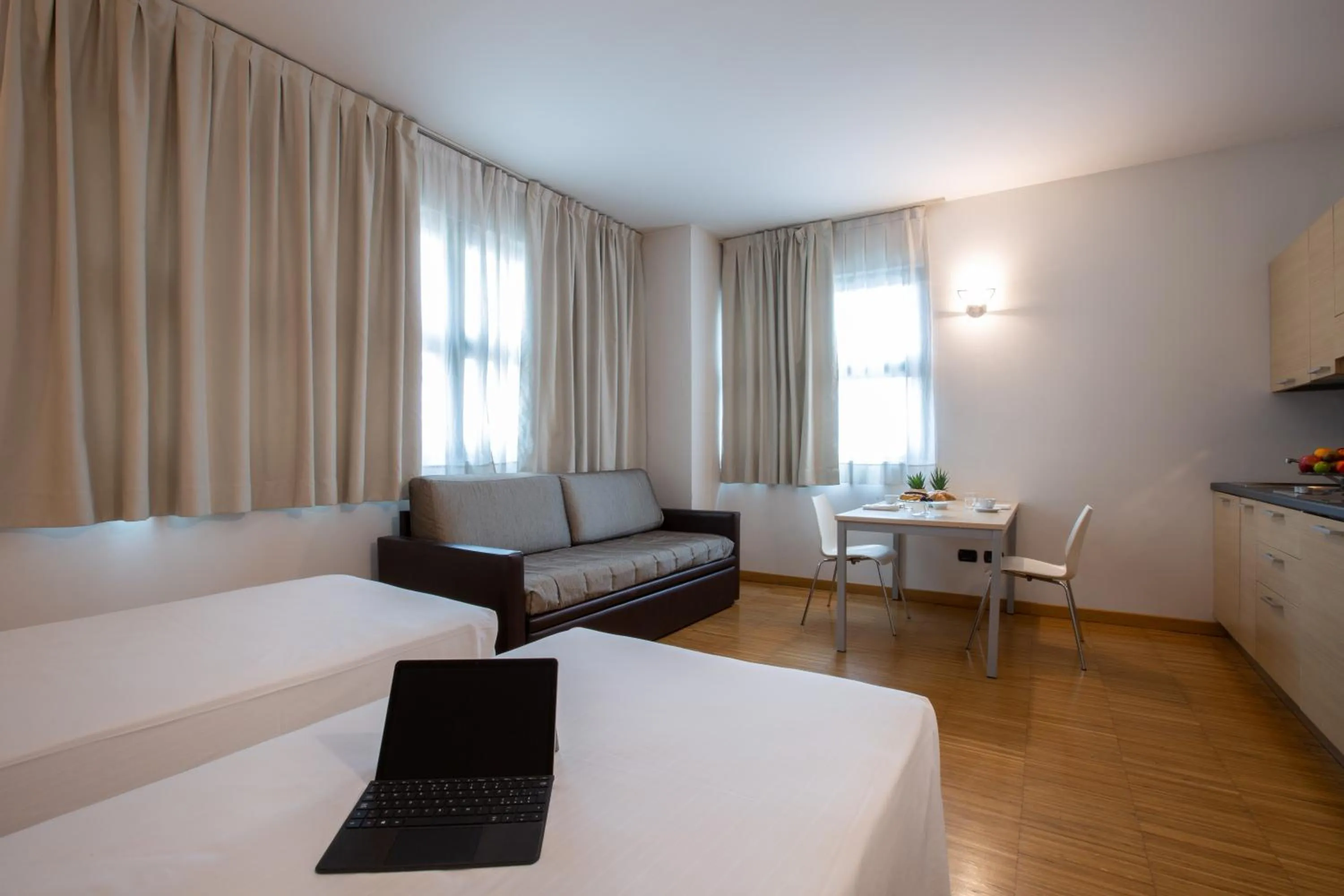 Bed in Euro Hotel Residence