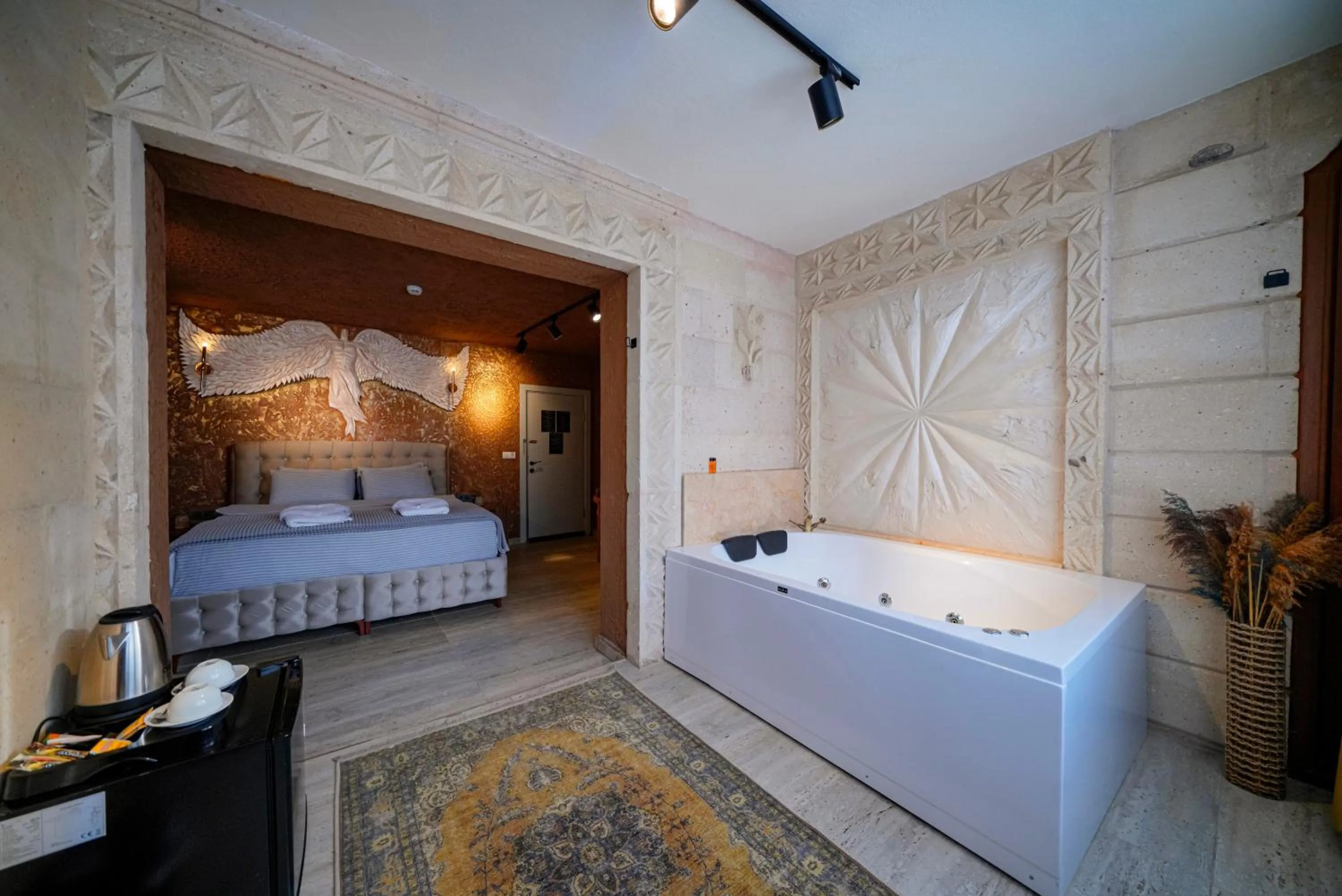 Bed in Cappadocia Divin House